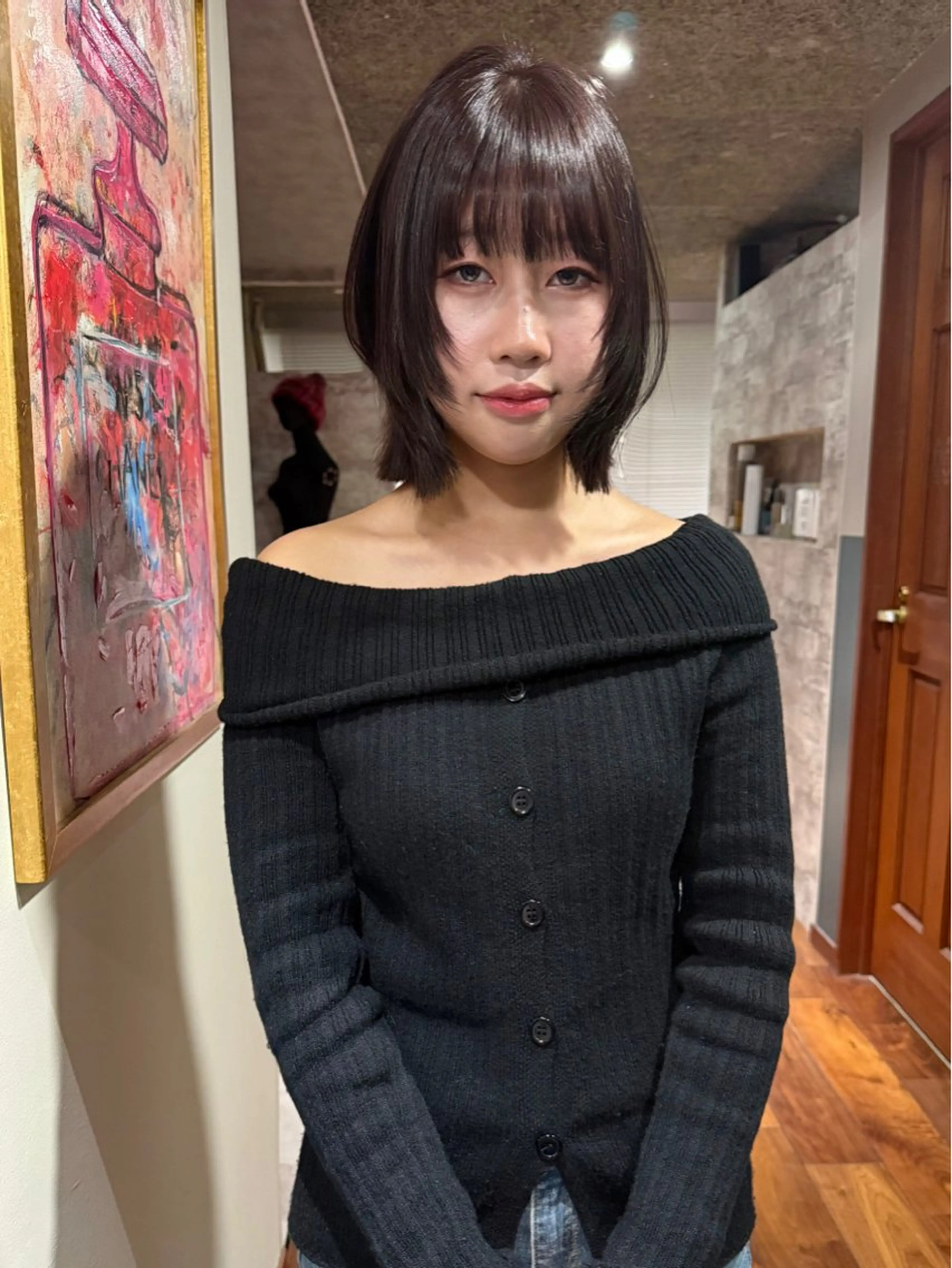 ショート カラー 似合わせカット カット ヘアカラー トリートメント mai / linoah˚✧のヘアスタイル