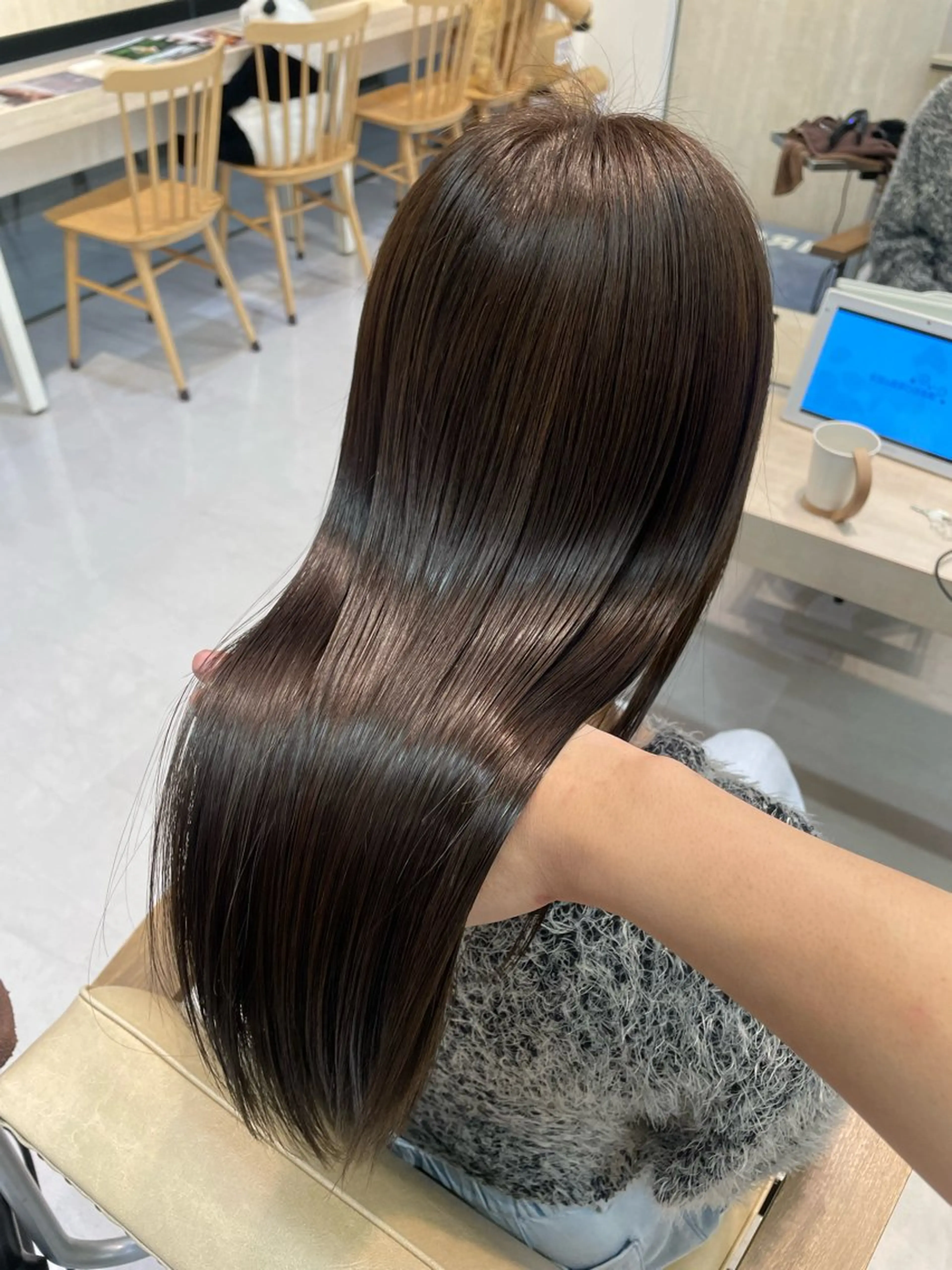 ロング ヘアカラー かずや🍀/髪質改善 /艶髪カラー/眉毛のヘアスタイル