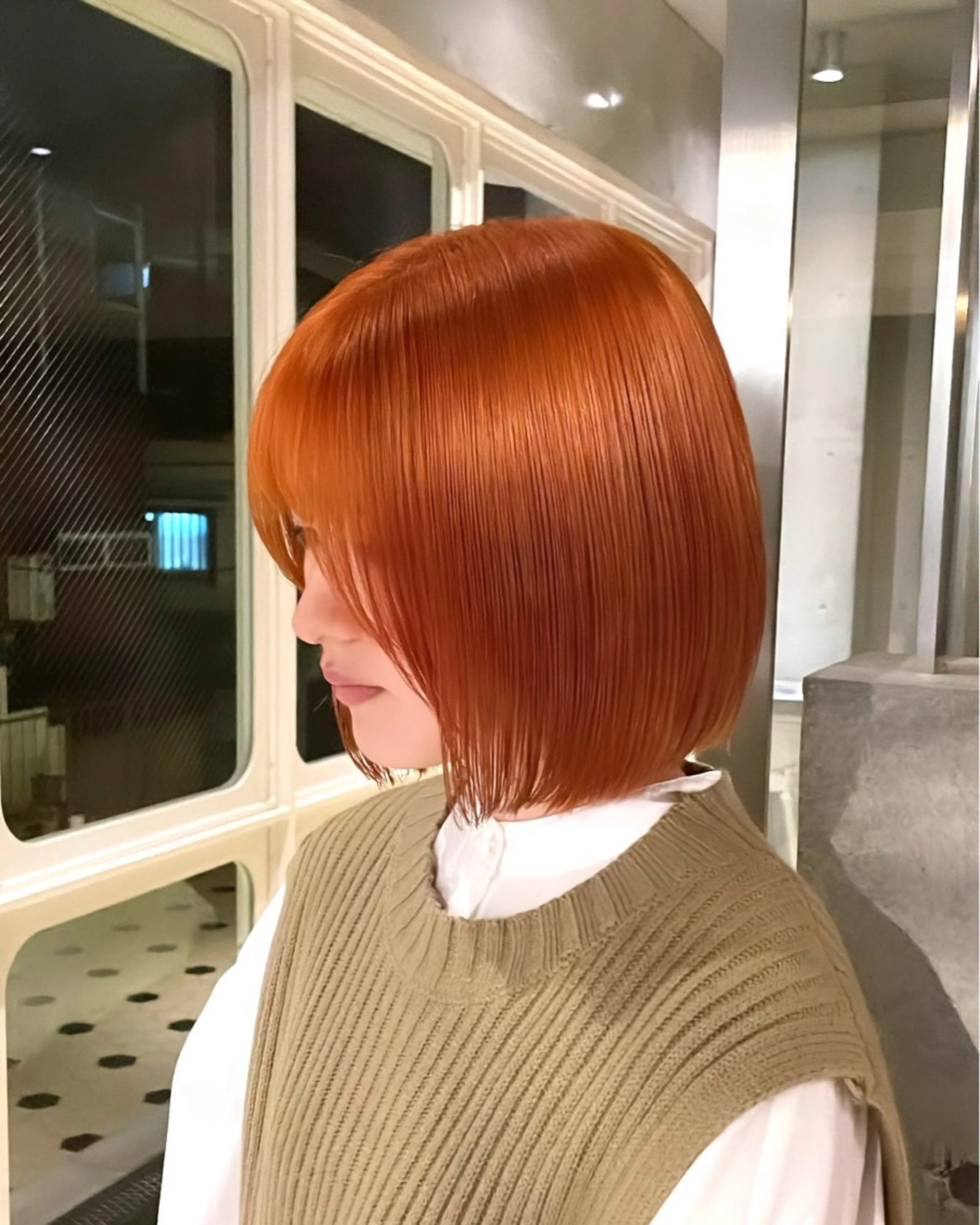 ショート カラー ヘアカラー トリートメント 色落ち綺麗透明感カラ /ボブ/ナカツヒカルのヘアスタイル