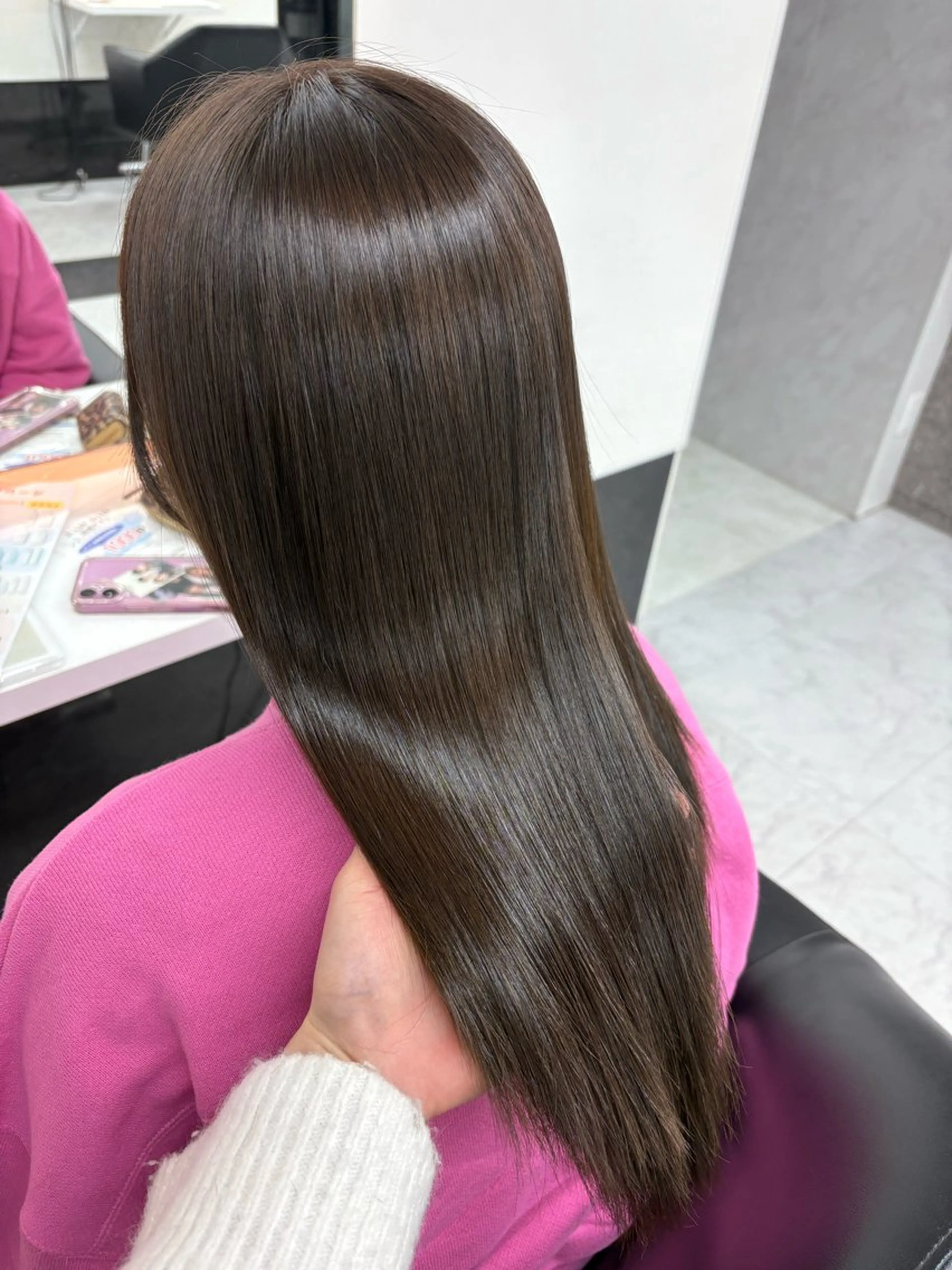 ロング ヘアカラー トリートメント 【ALEAP】 coconaのヘアスタイル