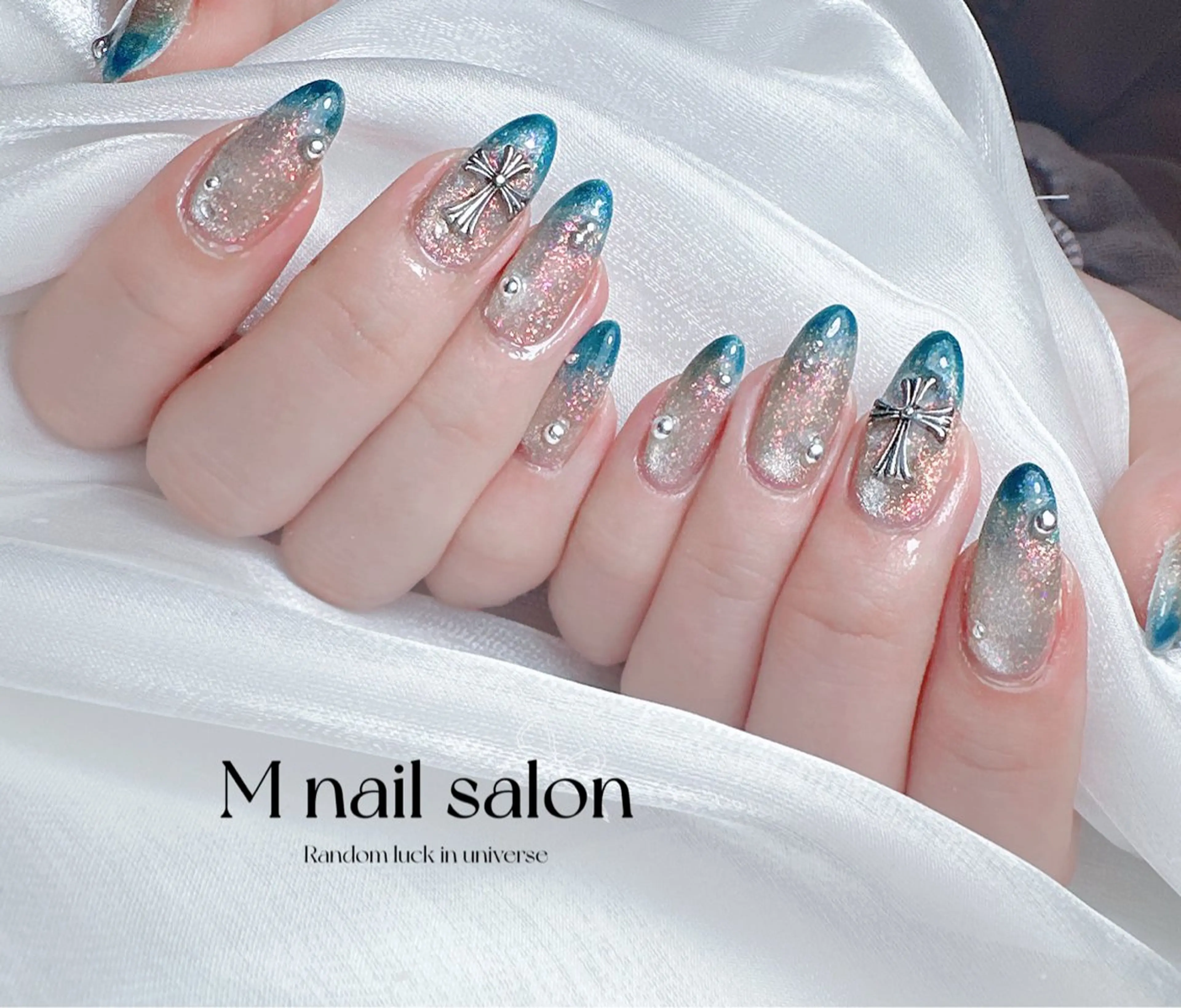 ネイル ハンドネイル M🌷nail 長さだし専門店のネイルデザイン