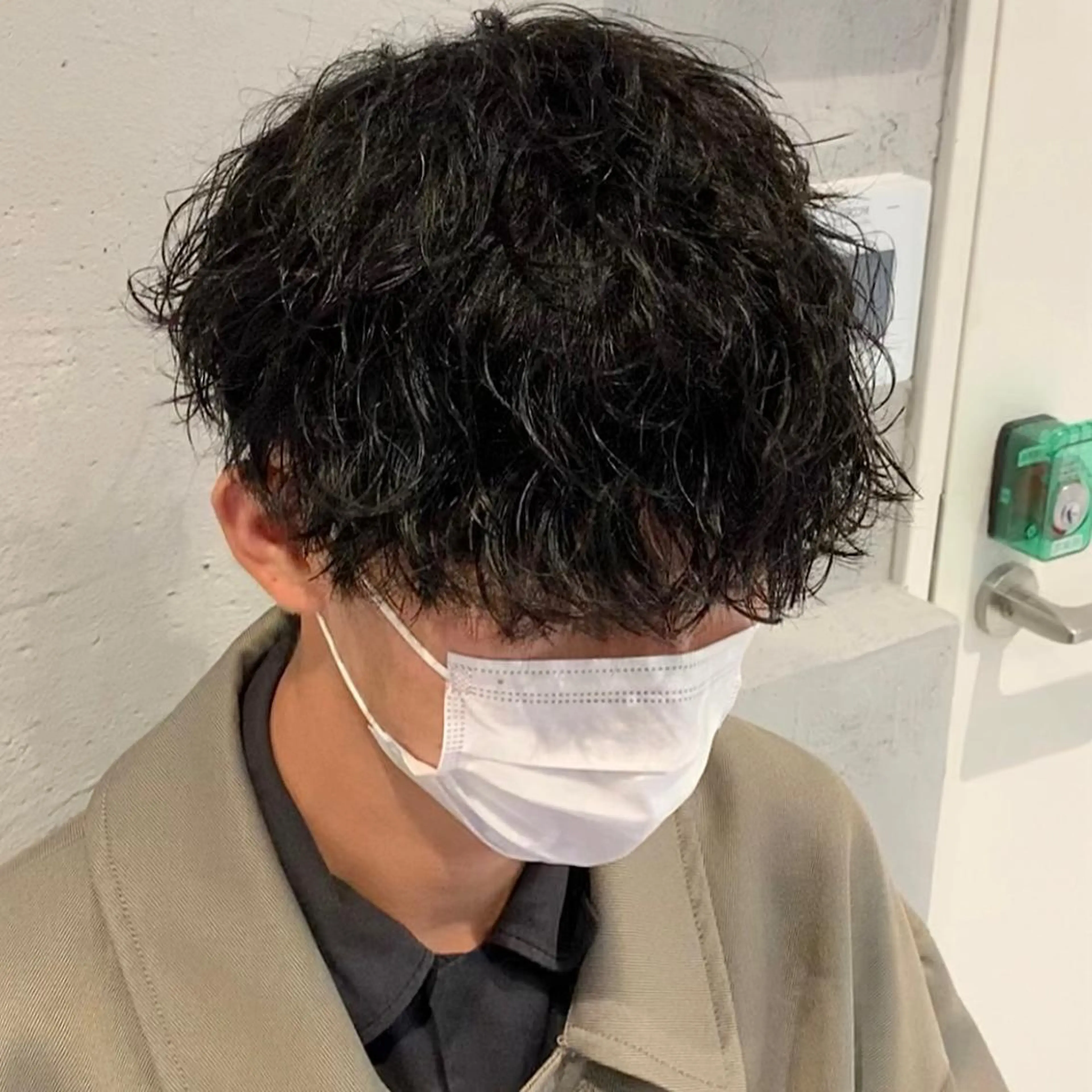 ショート パーマ メンズ メンズパーマ ツイストスパイラルパーマ スパイラルパーマ fifth  SAKAE所属・SENTA✨メンズ パーマ✨fifth栄のヘアスタイル