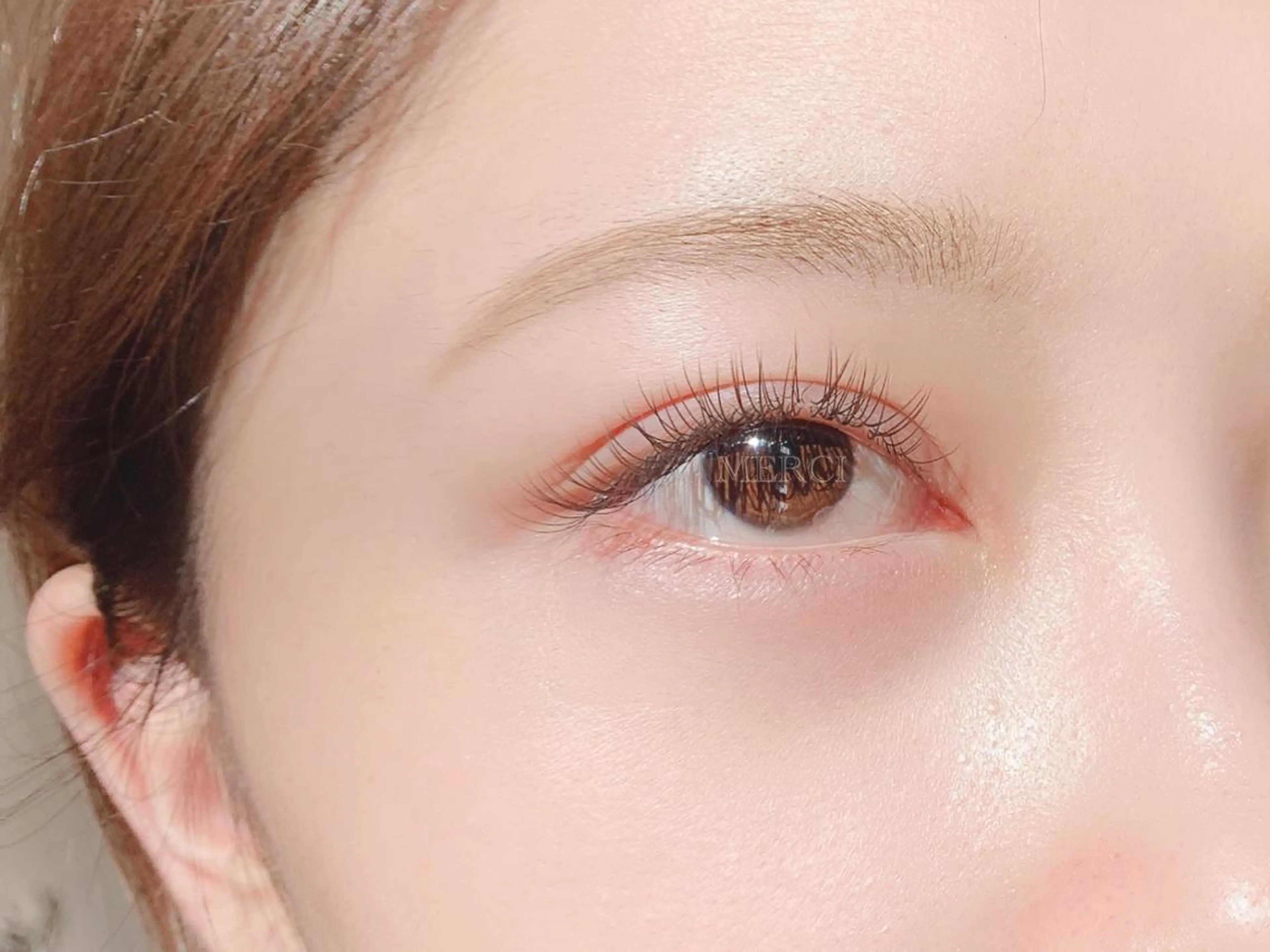 《すっぴんも魅力的♡》フラットエクステ上まつ毛両目160本の写真