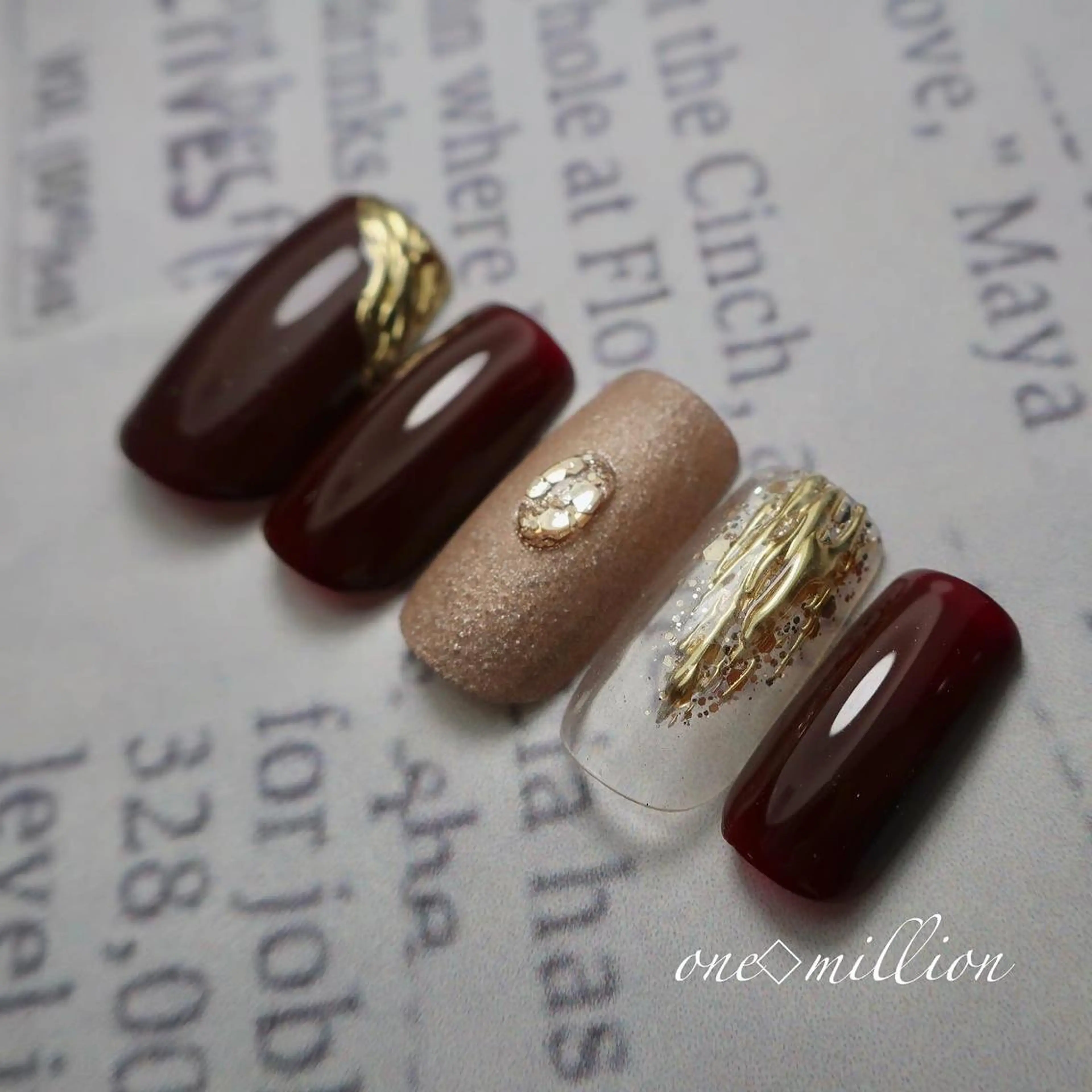 ネイル nail salon ワンミリオンのネイルデザイン