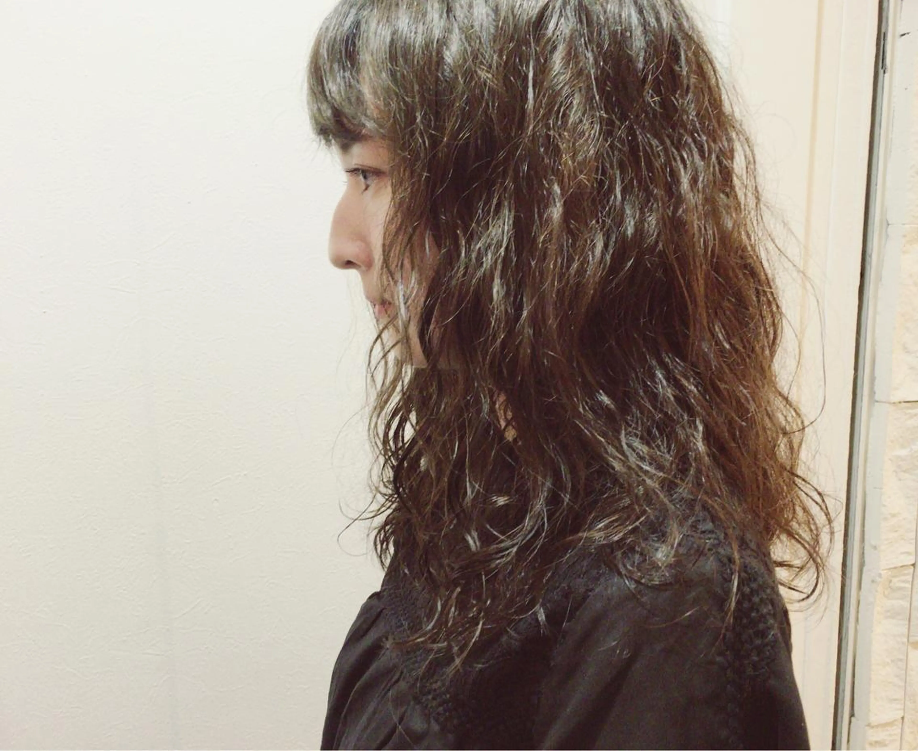 ミディアム セミロング ロング パーマ ミディアムパーマ セミロングパーマ yuki hair所属・yuki watanabeのヘアスタイル