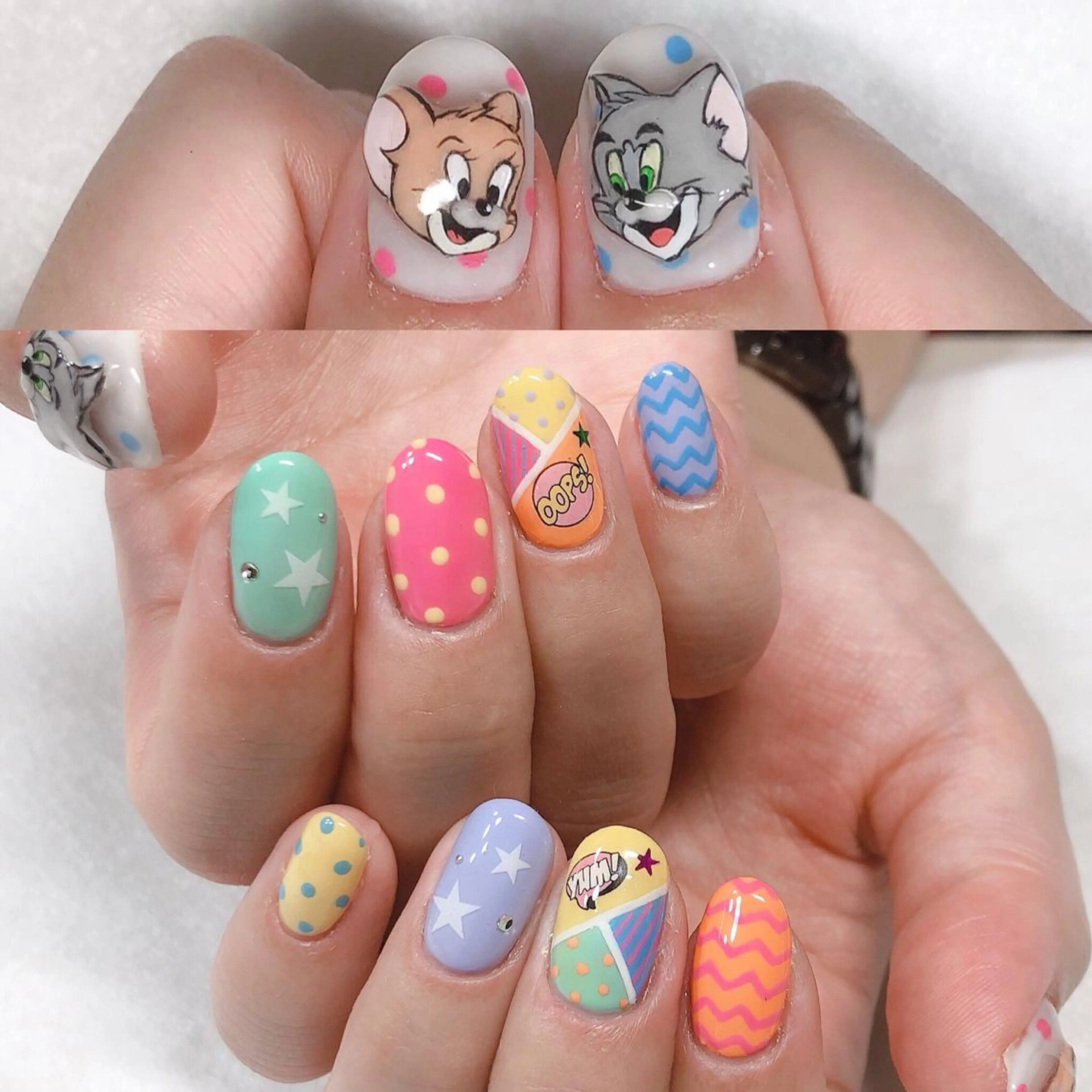 ネイル ジェルネイル 東 千夏のネイルデザイン