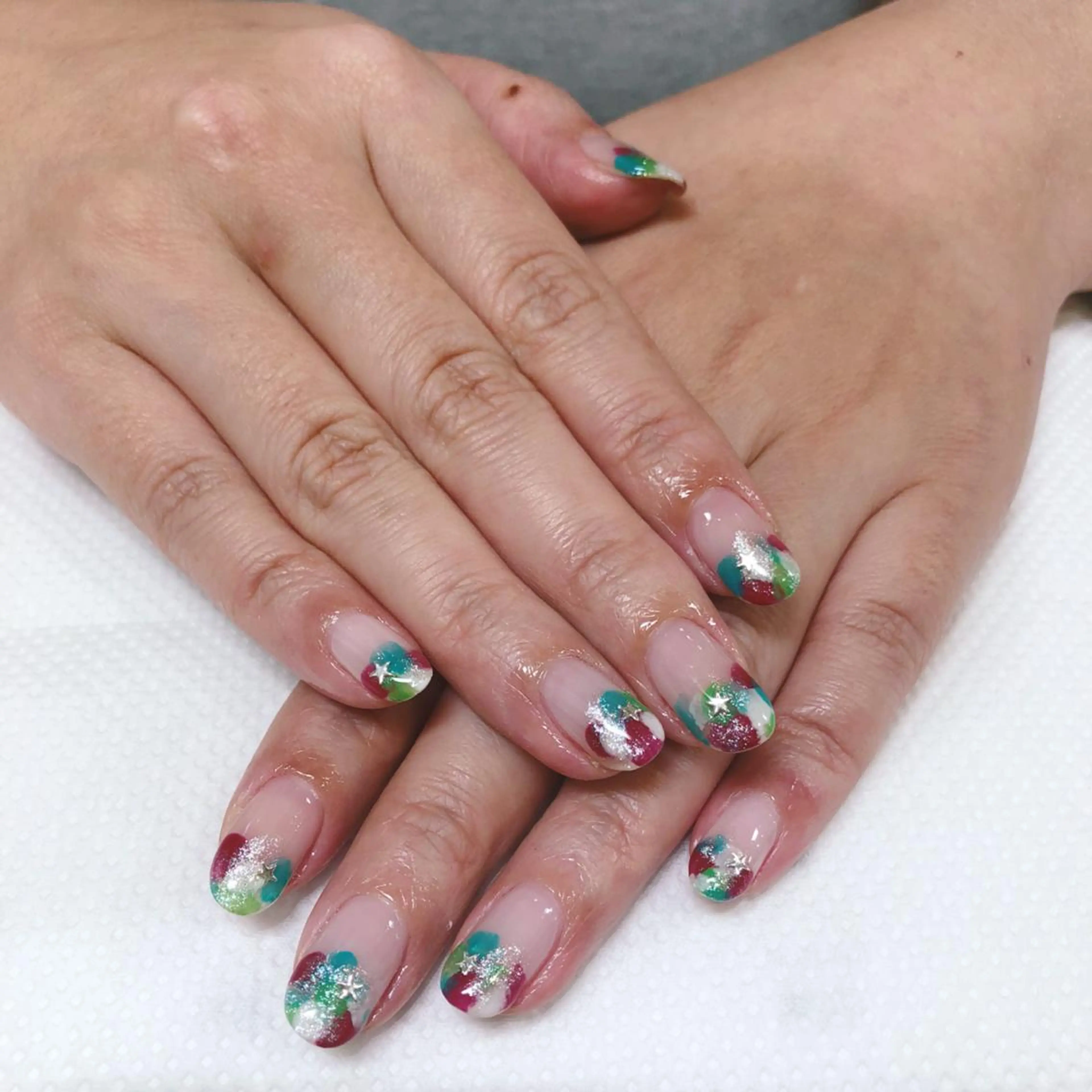 ネイル ニュアンスネイル Ebina Ryoのネイルデザイン