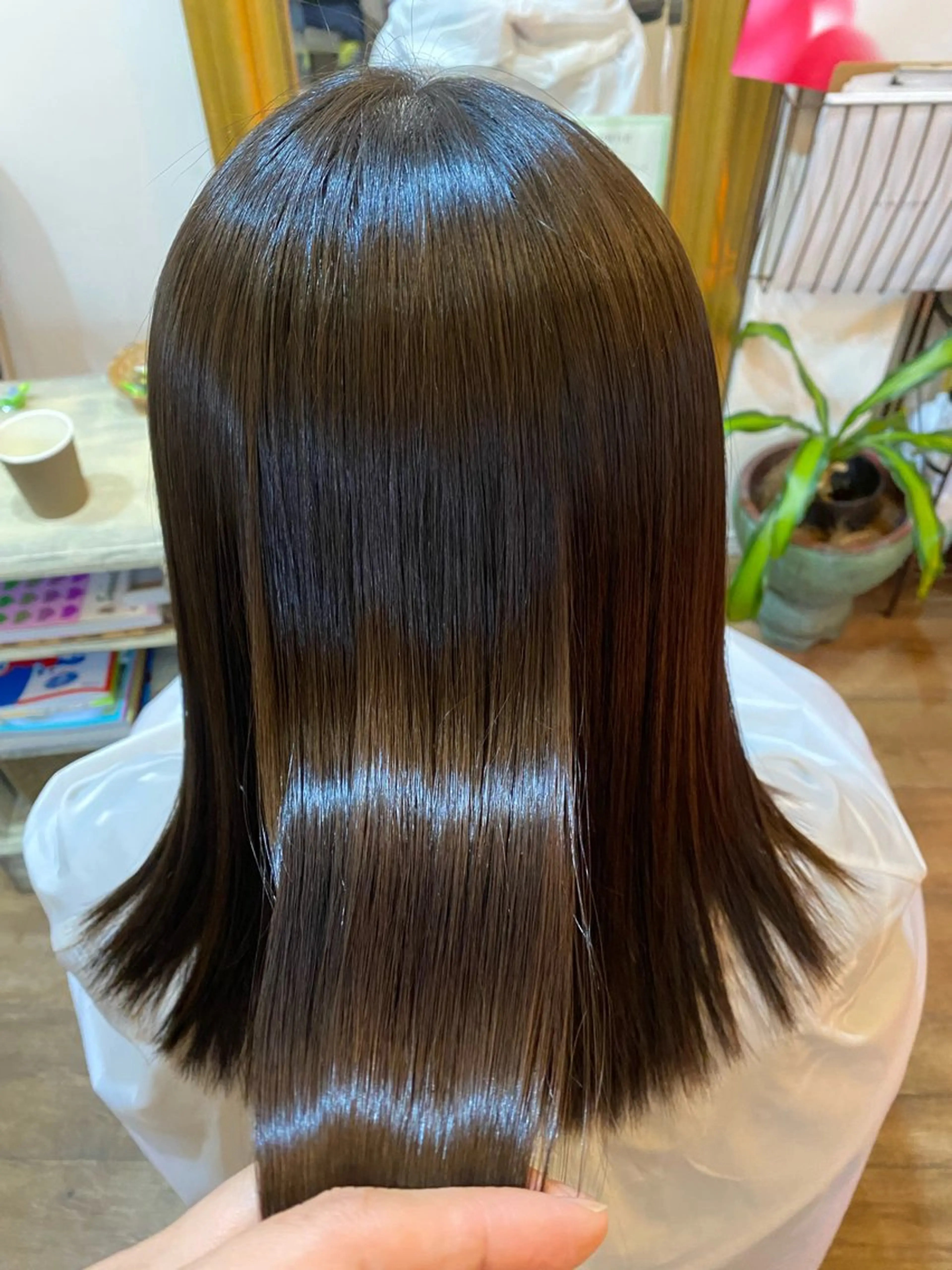 ミディアム 髪質改善 MATIZ ヒサヤマのヘアスタイル