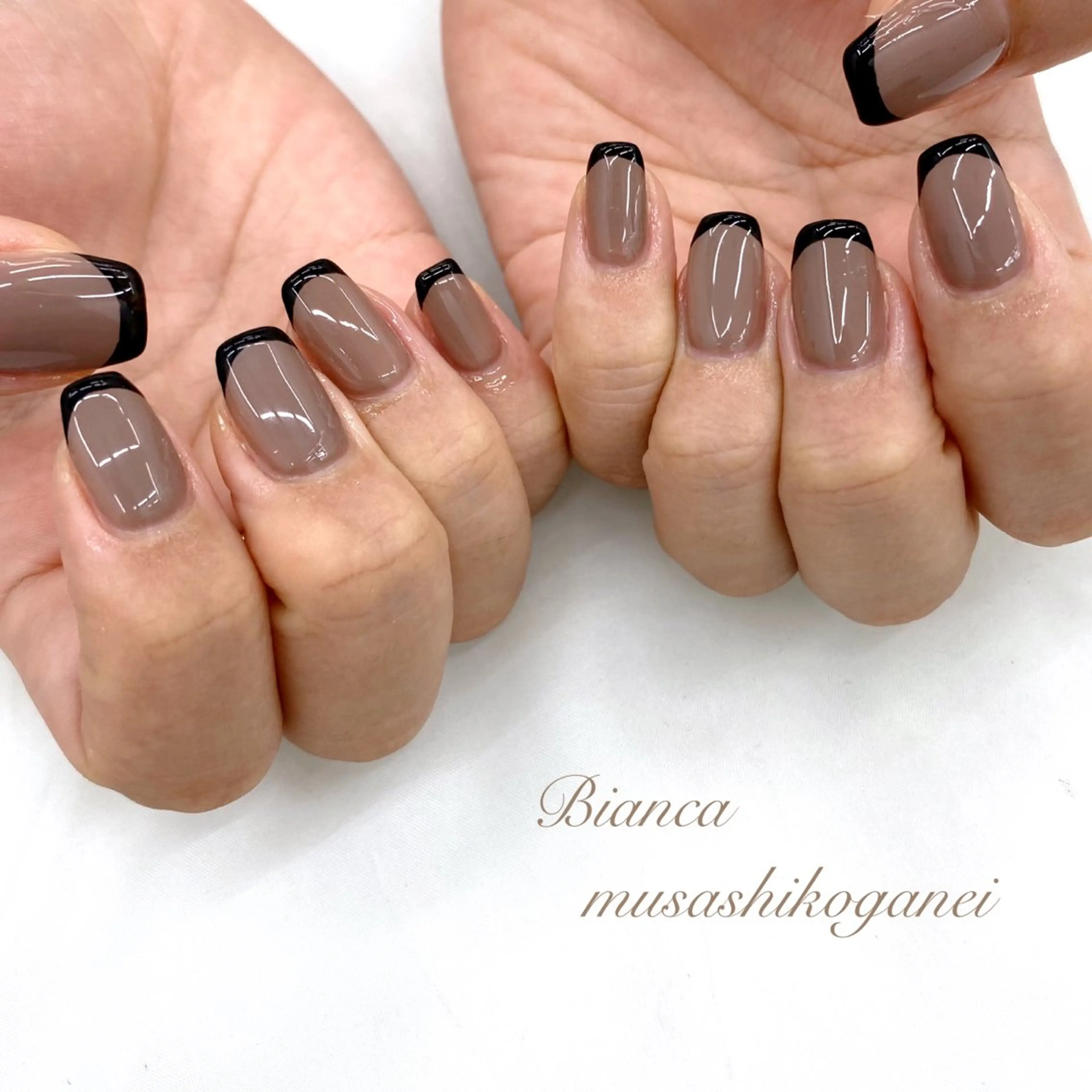 ネイル フレンチネイル ハンドネイル Bianca 武蔵小金井　しぎはらのネイルデザイン