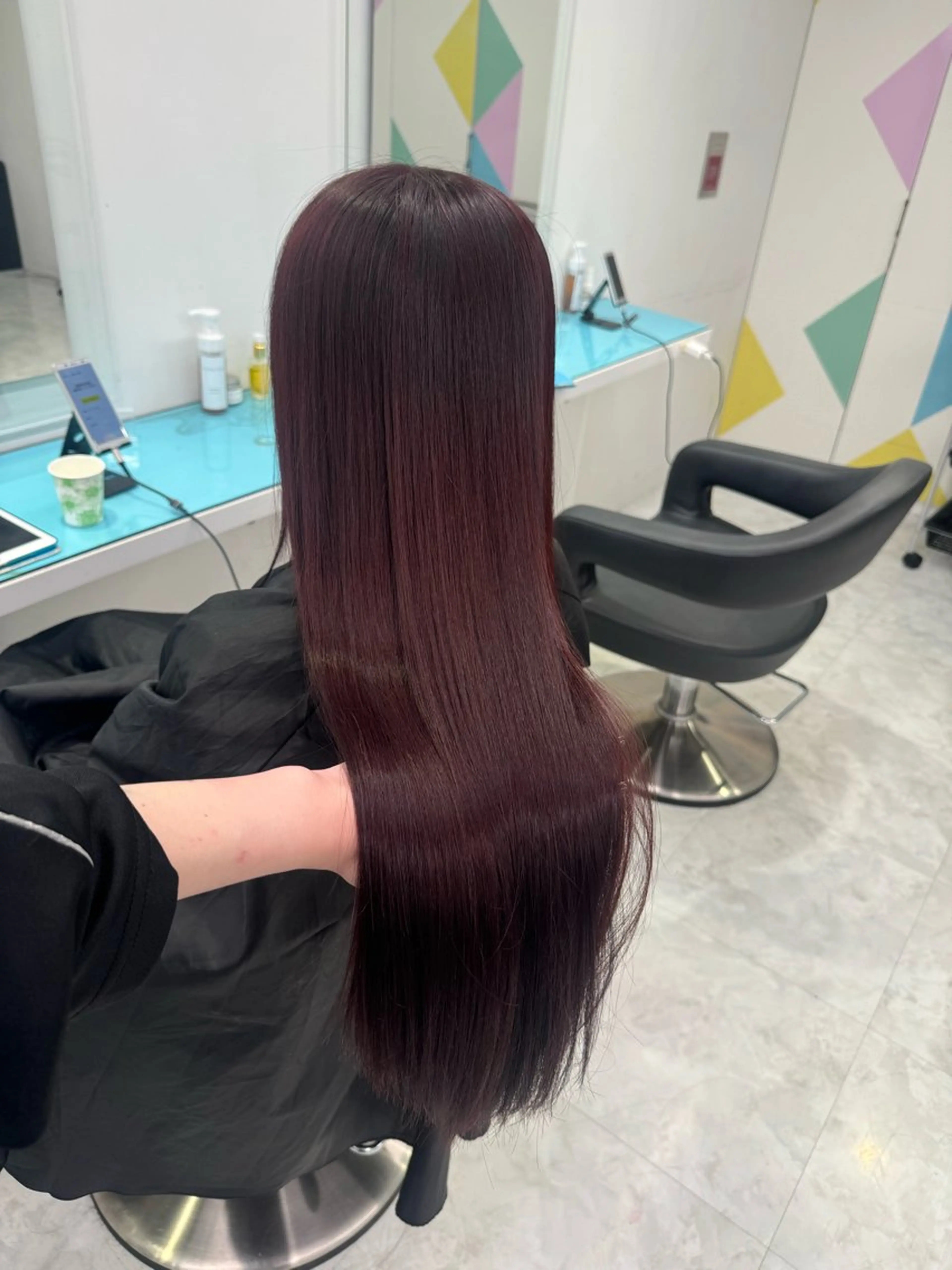 ロング カラー ダメージレスハイ トーン💖kanonのヘアスタイル