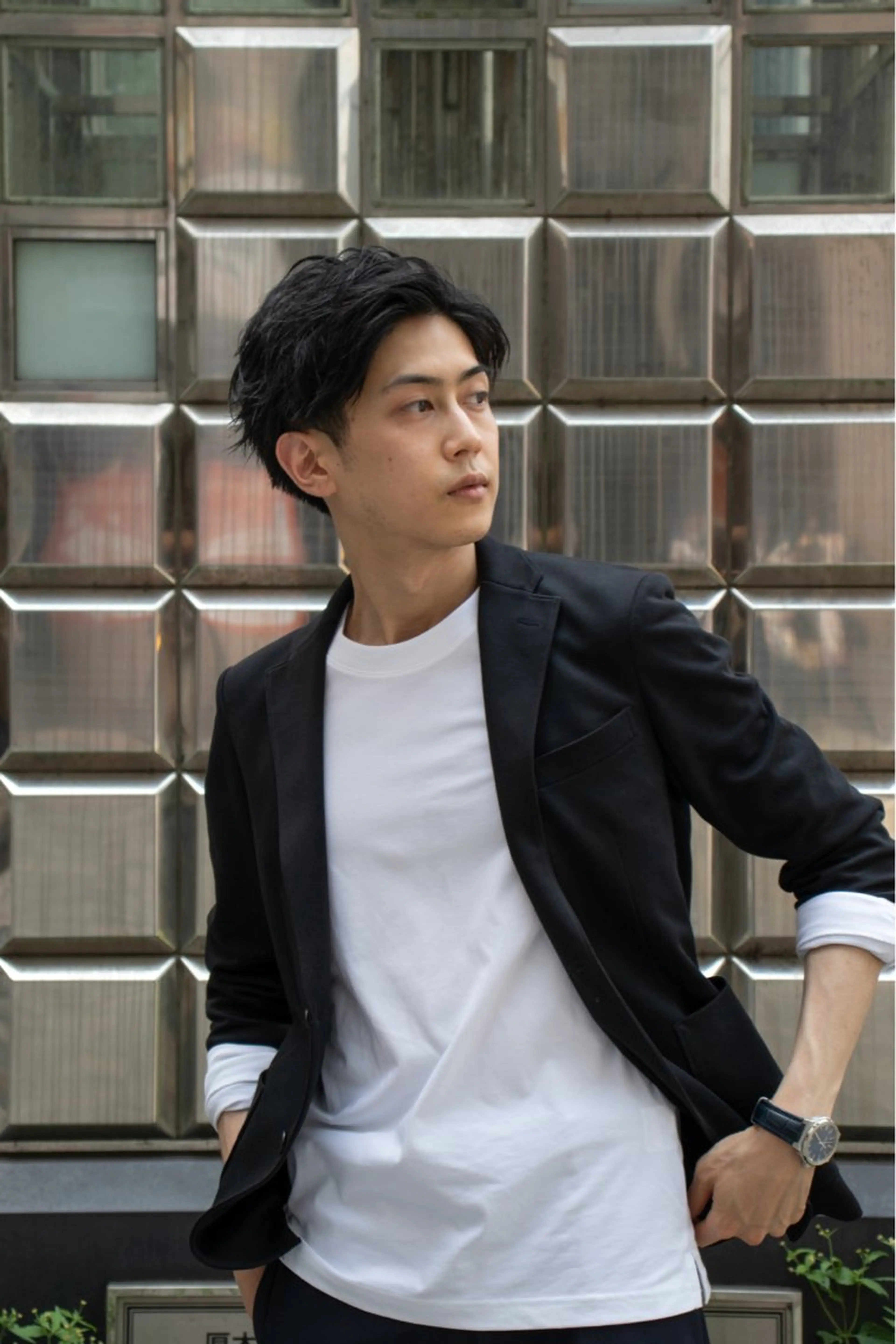 パーマ メンズ メンズ特化LIBER 石川玲央のヘアスタイル