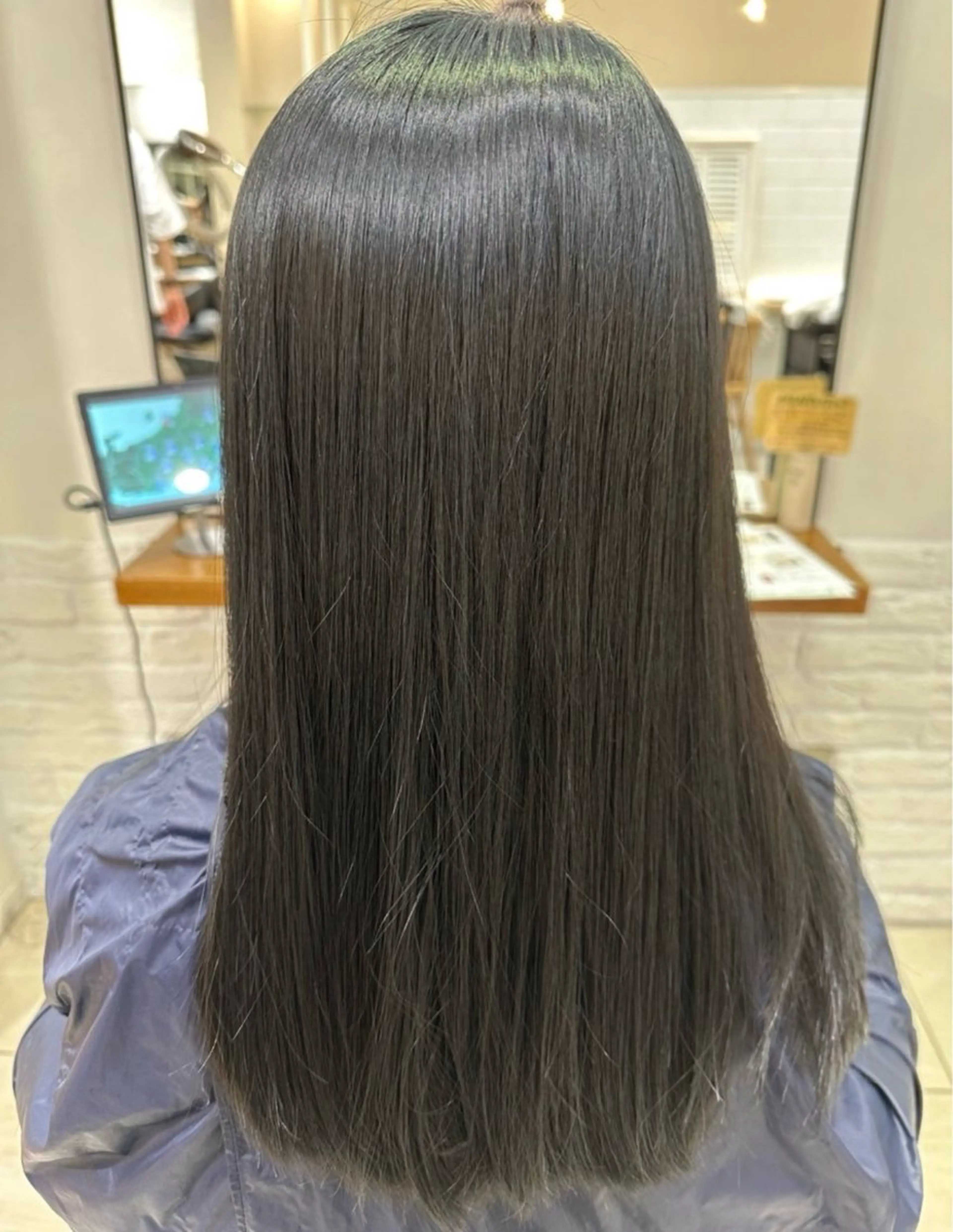 ロング 縮毛矯正 🐺中性メンズ🐺 さやとのヘアスタイル