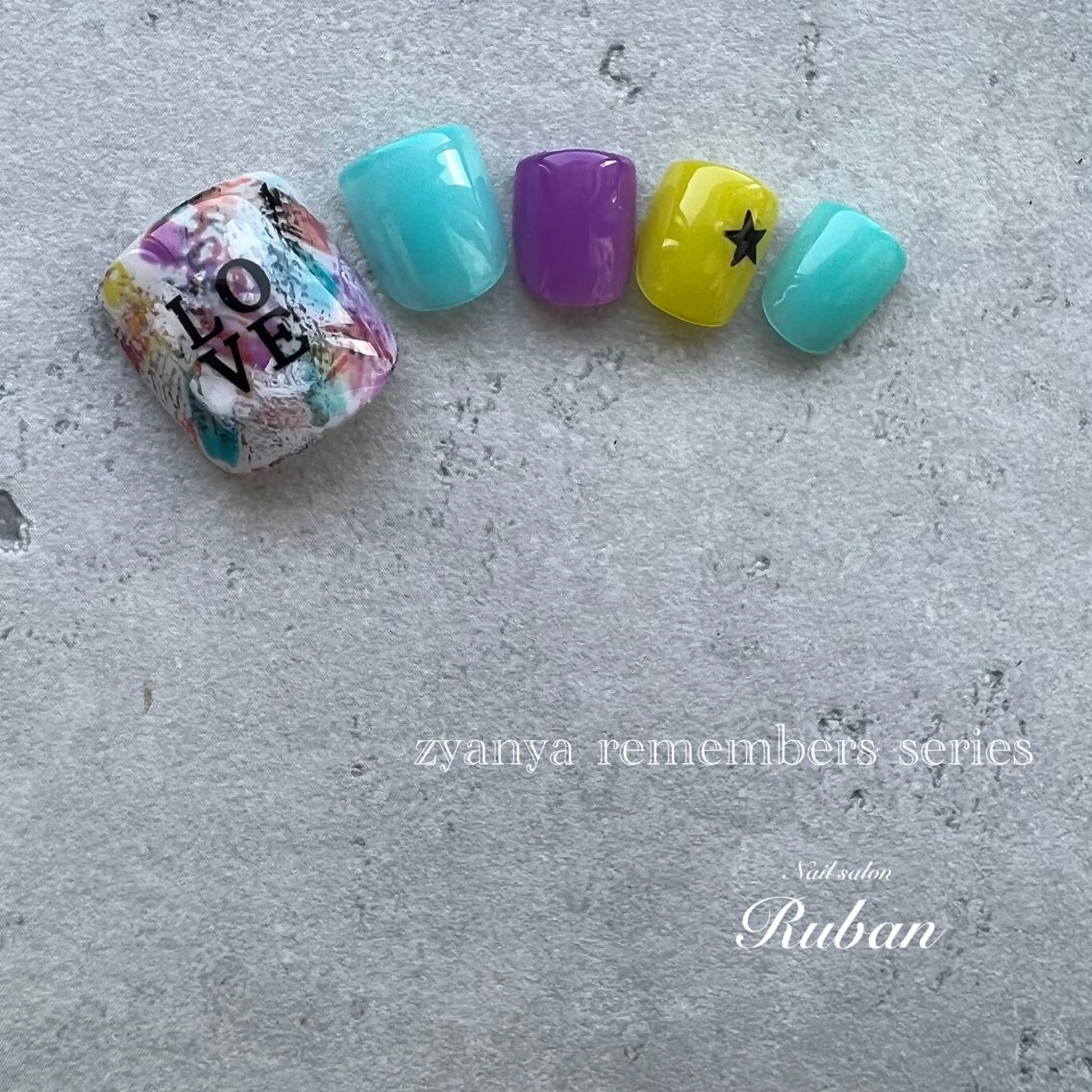 ネイル フットネイル Nail salon Ruban所属・Nail salon Rubanのネイルデザイン