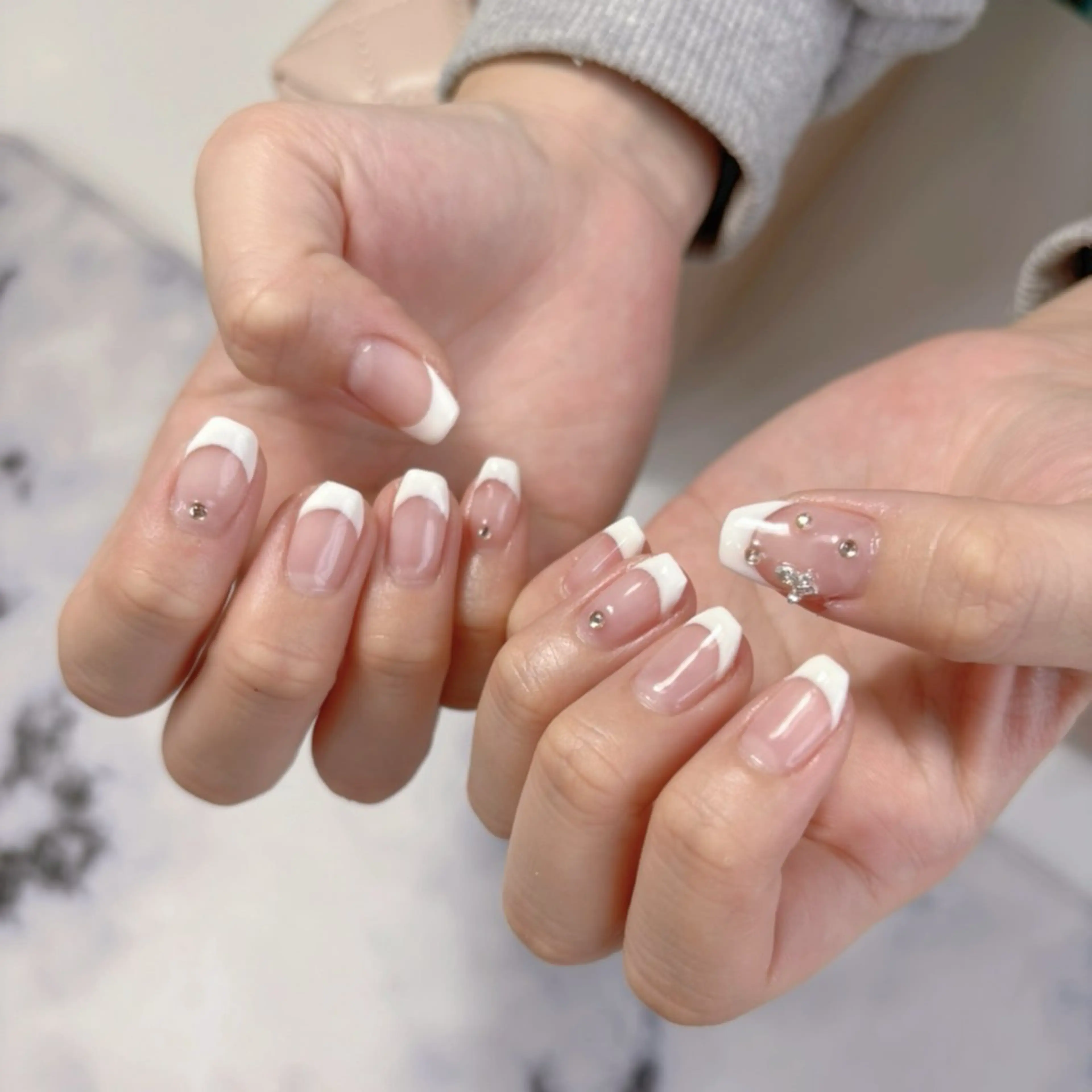 ネイル フレンチネイル ジェルネイル シンプルネイル 菊地 侑のネイルデザイン