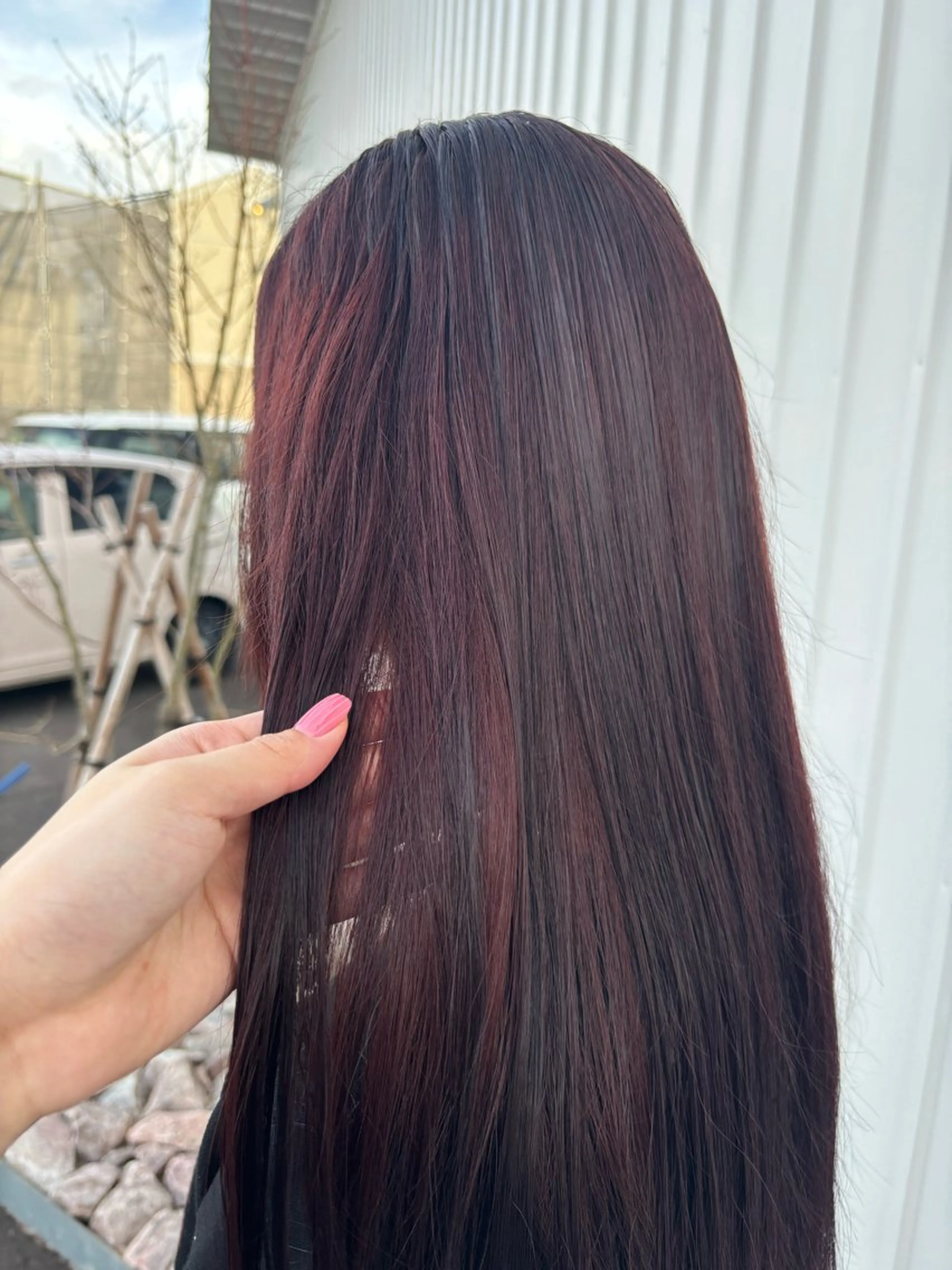 ロング ヘアカラー 北森 愛唯のヘアスタイル