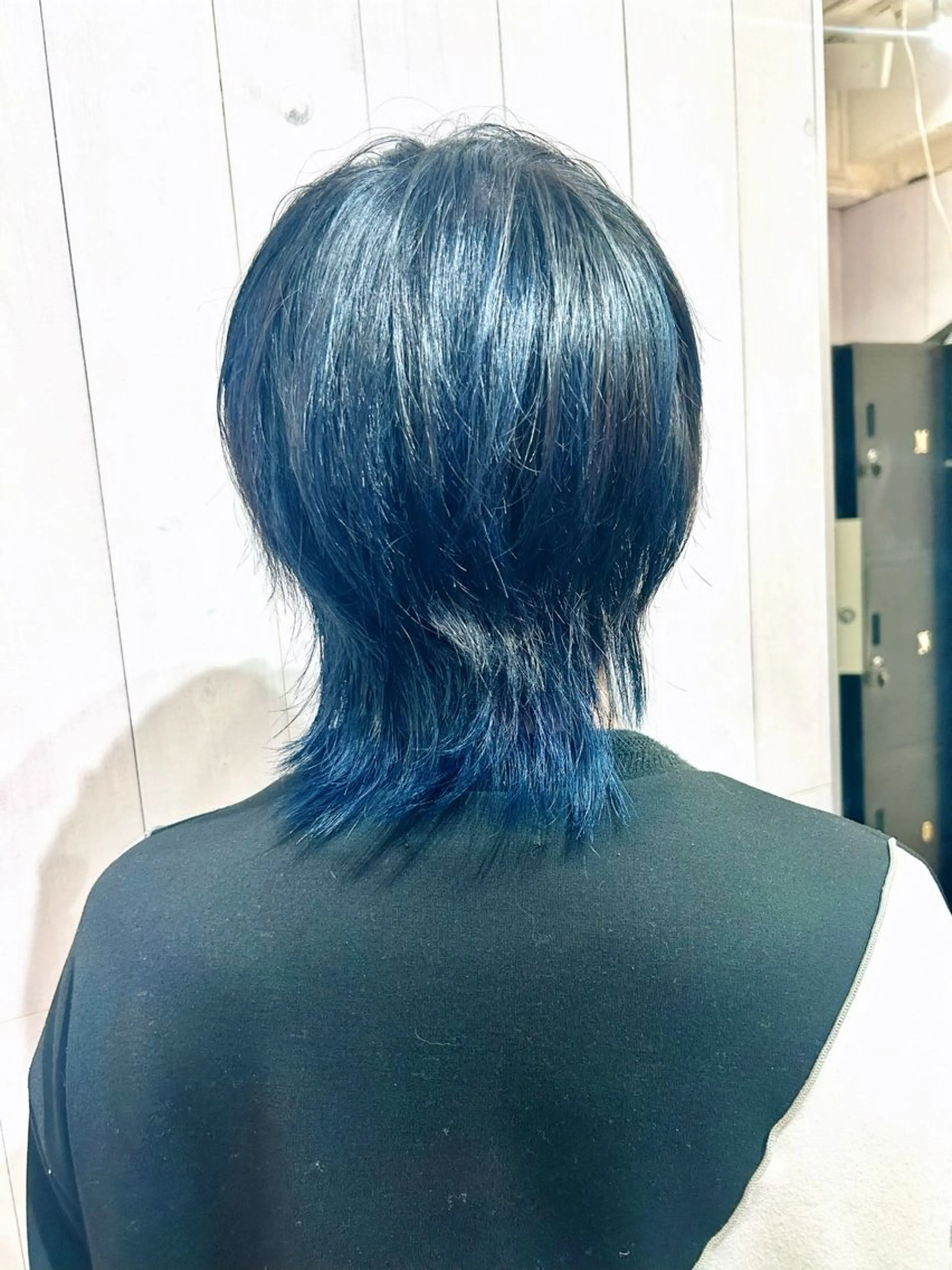 メンズ メンズハイライト メンズウルフカット ウルフカット LIFE下通 Miyuuのヘアスタイル