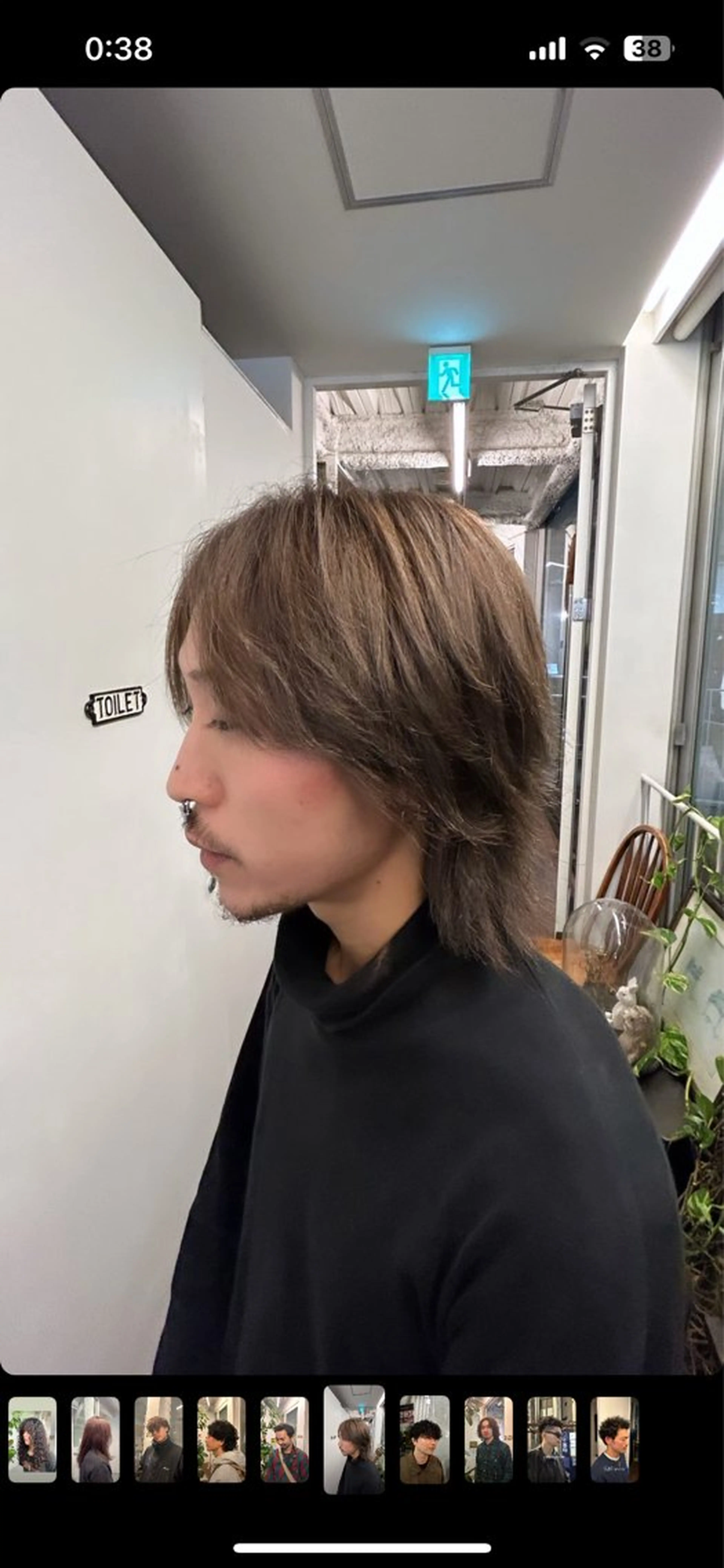 ショート カラー 透明感カラー jiji所属・青木 真生のヘアスタイル