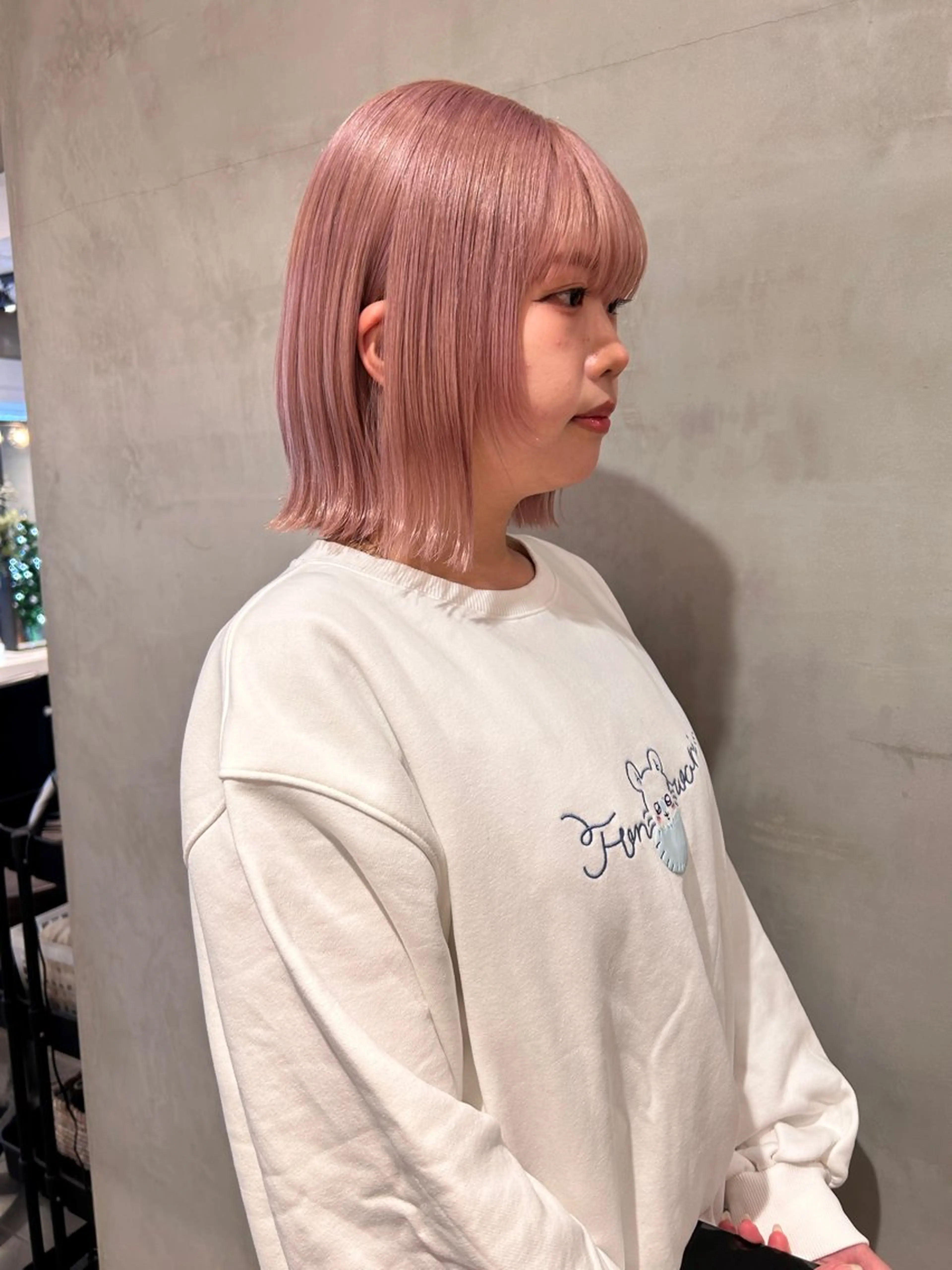 ショート カラー ベージュカラー ピンクカラー ピンクベージュ ホワイトピンク ホワイトベージュ 顔まわり/暖色 可愛い特化🎀ゆうなのヘアスタイル