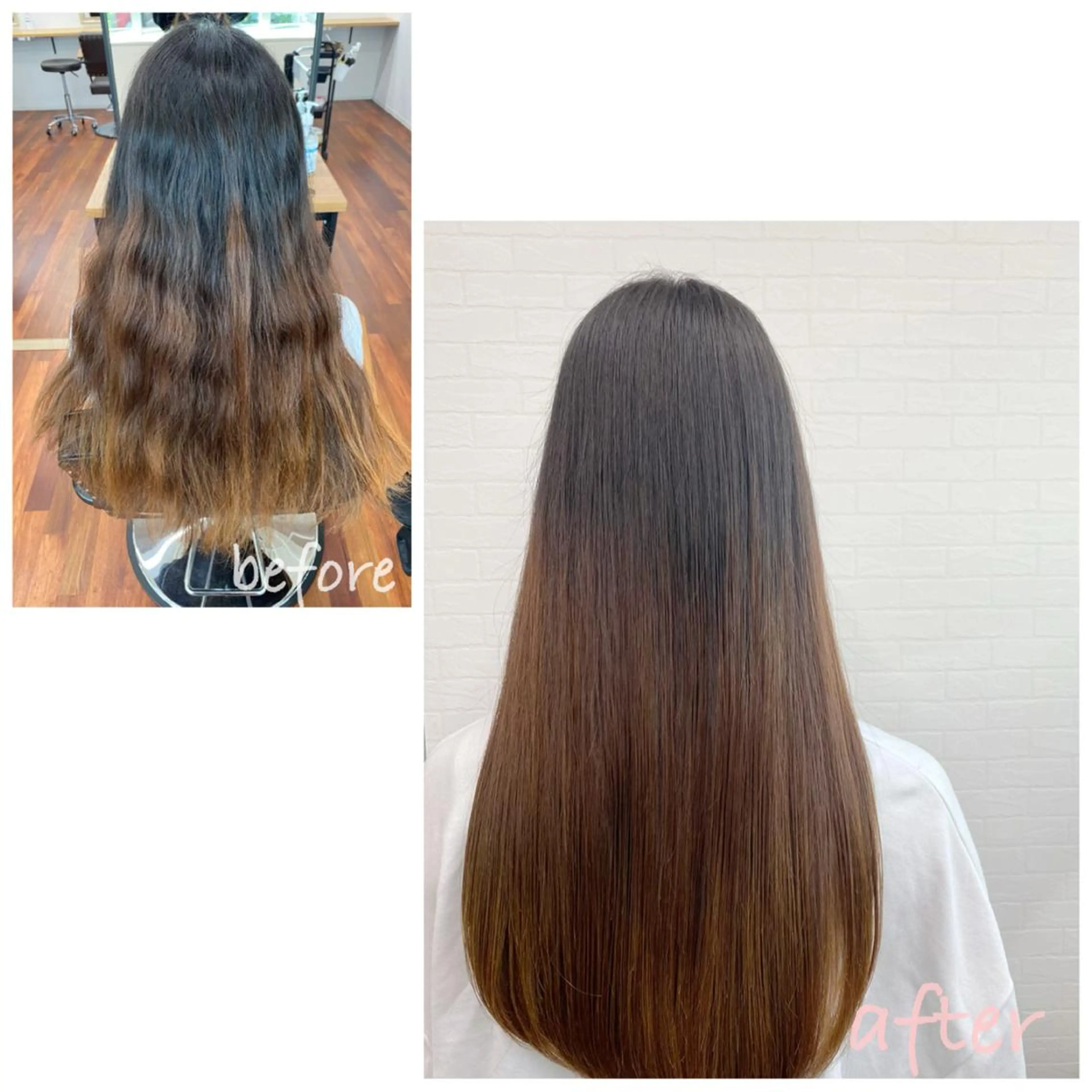 ロング パーマ 酸性ストレート ストレートパーマ GRANLUSSO 〜グランルッソ駅前店所属・木口 嘉美のヘアスタイル