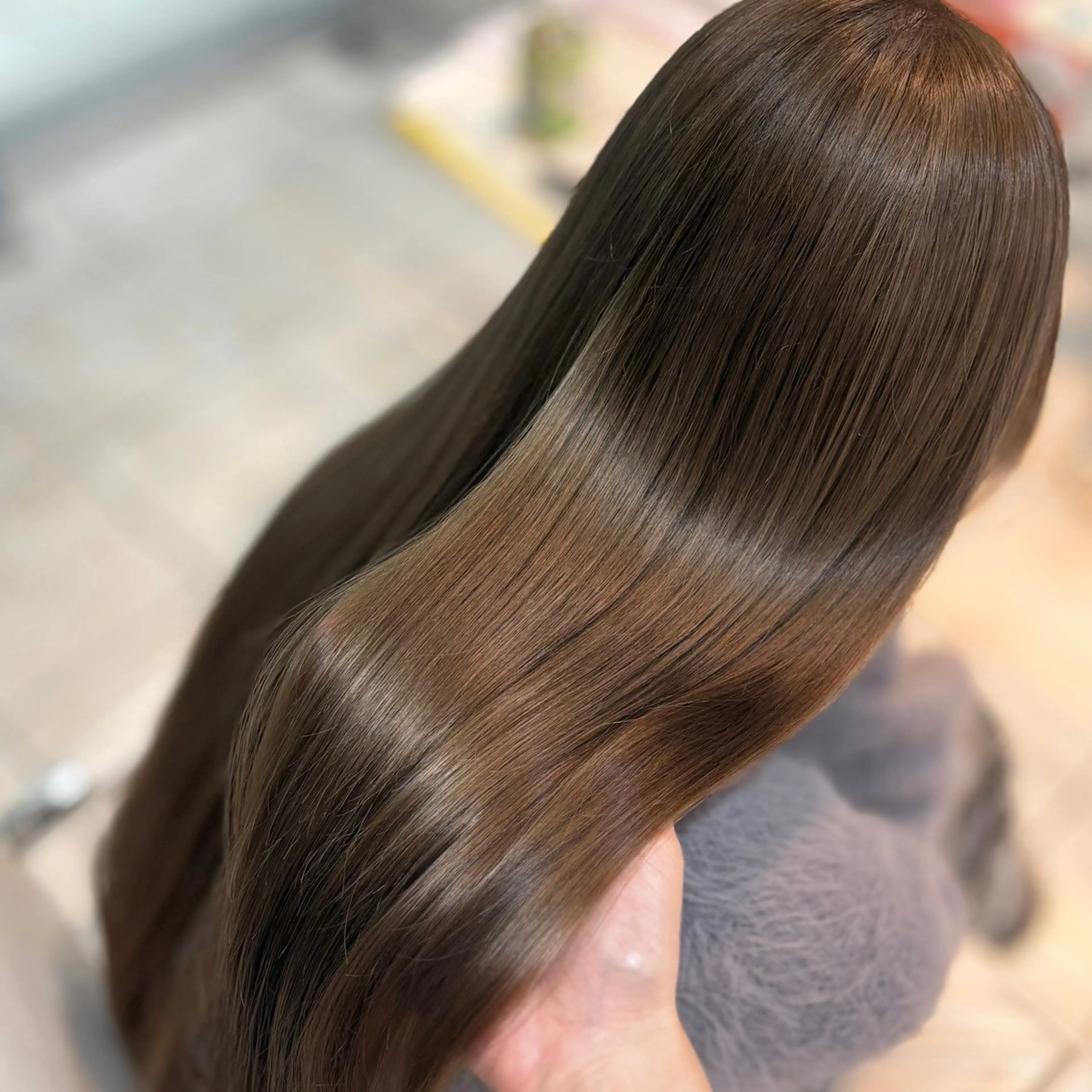 ロング カラー カット ヘアカラー ブリーチ/ヘアセット 【𝙍𝙞𝙣𝙤】のヘアスタイル