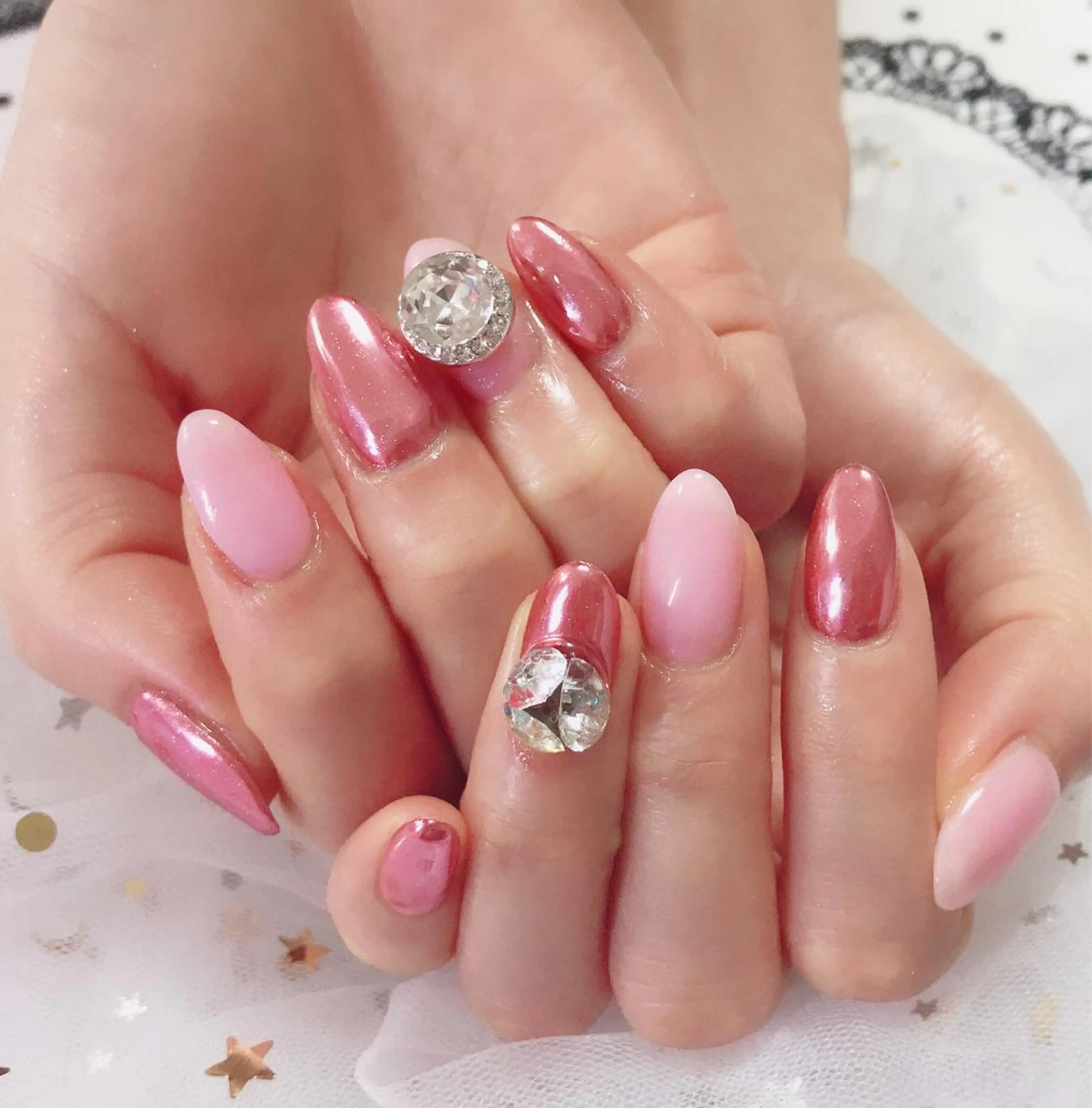 カラー ネイル Q Free nailsのネイルデザイン