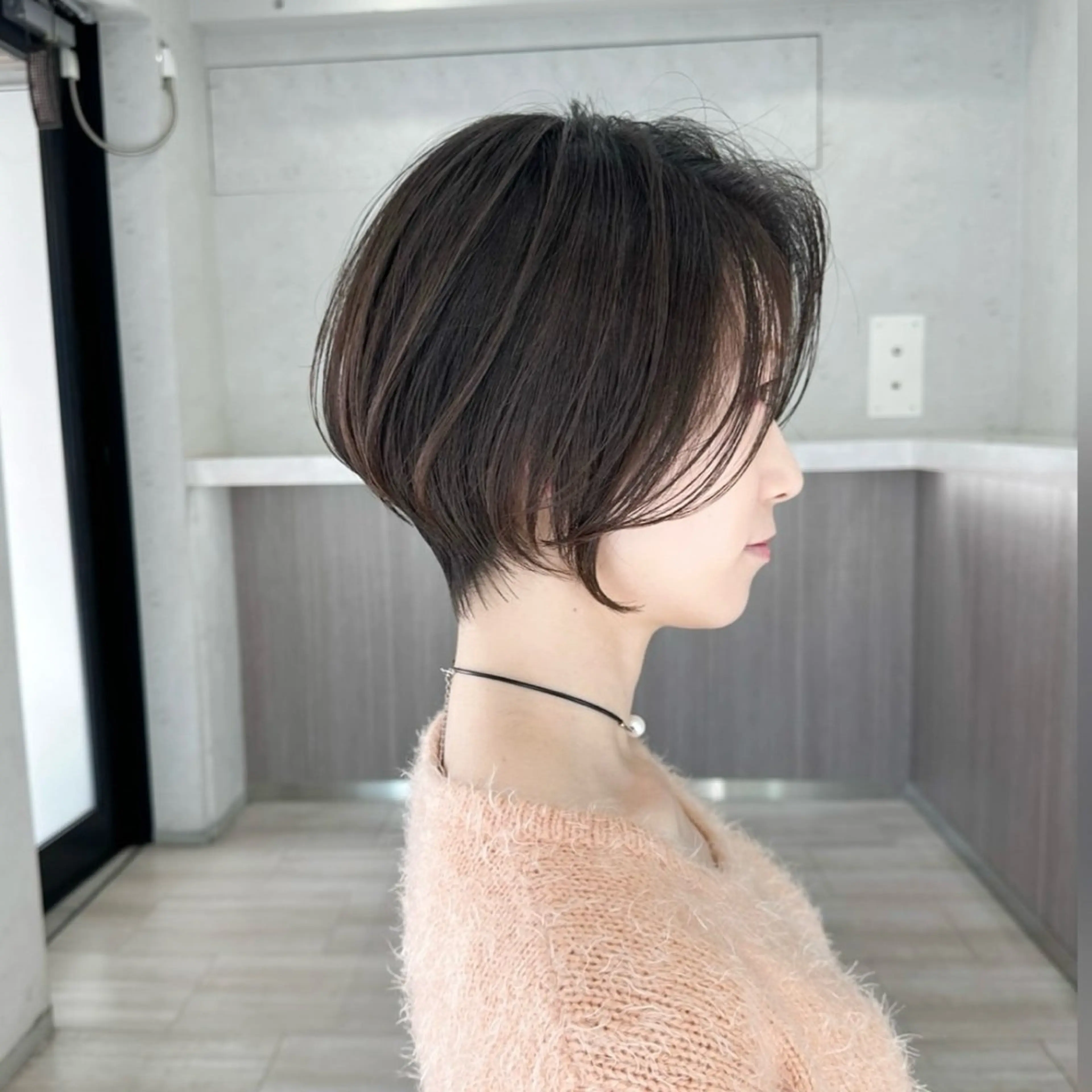 ショート 透明感カラー ふうか　渋谷のヘアスタイル