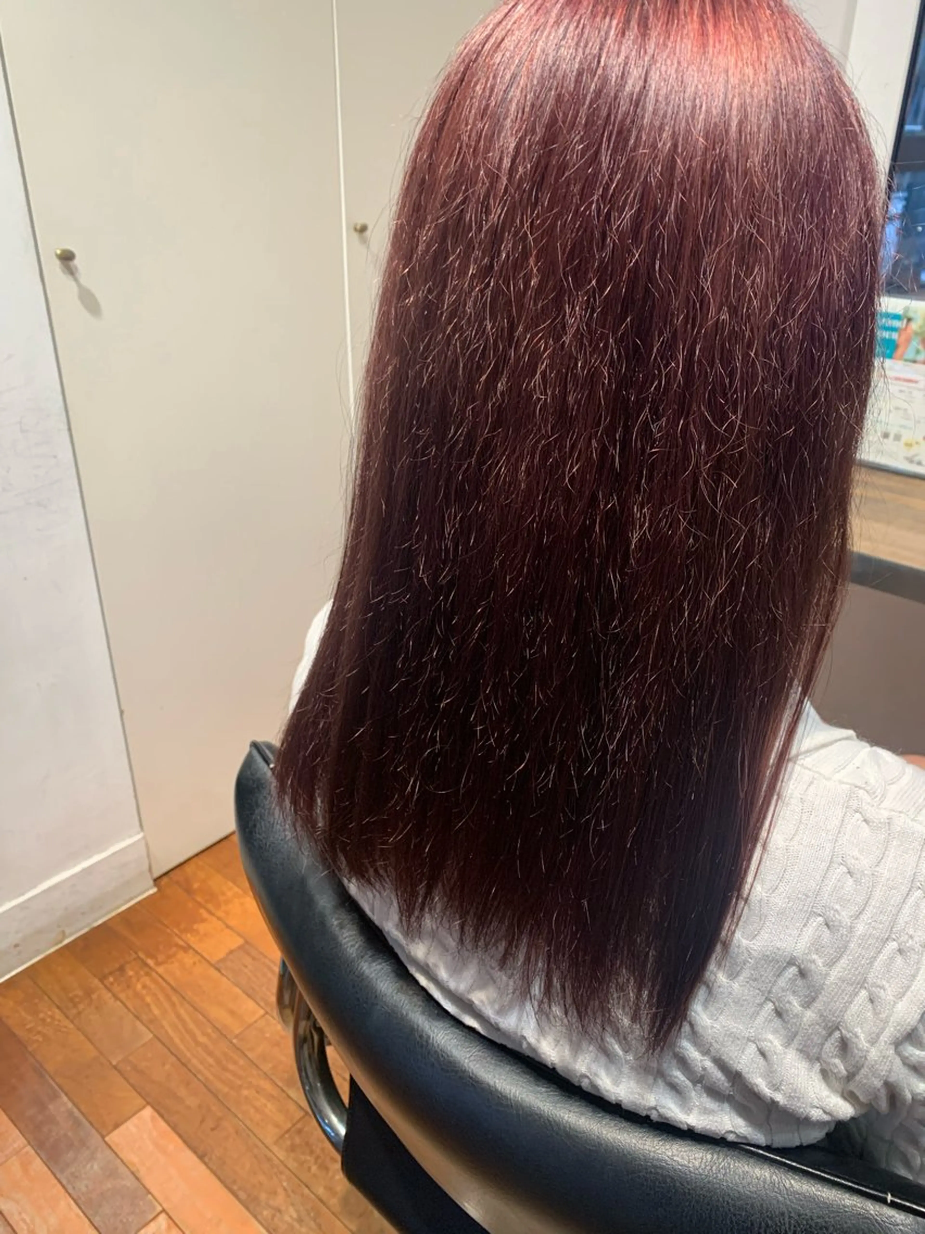 カラー ブラウンカラー レッドカラー BRAVE Boys所属・増田 愛実のヘアスタイル