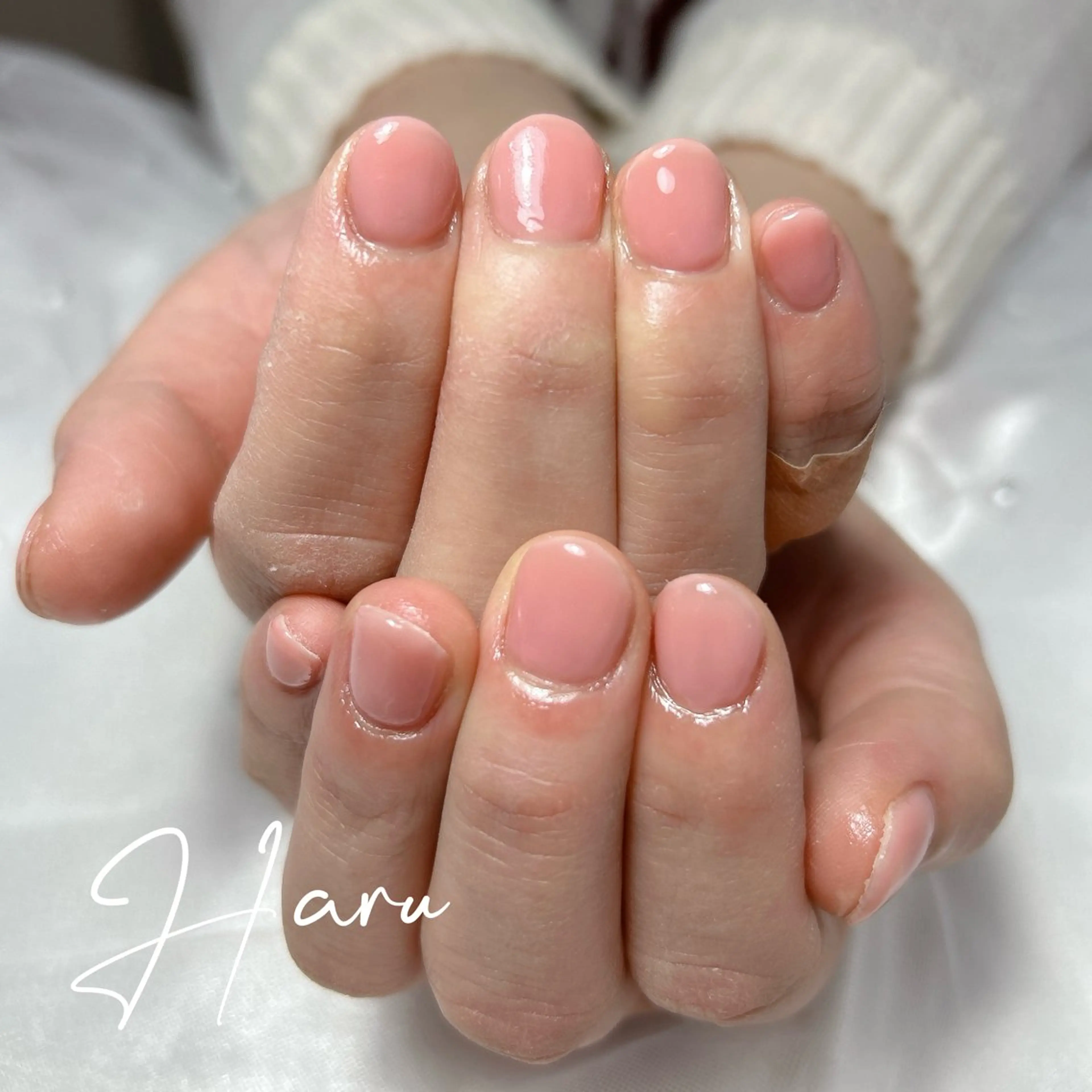 ネイル ワンカラーネイル ハンドネイル Haru .mのネイルデザイン