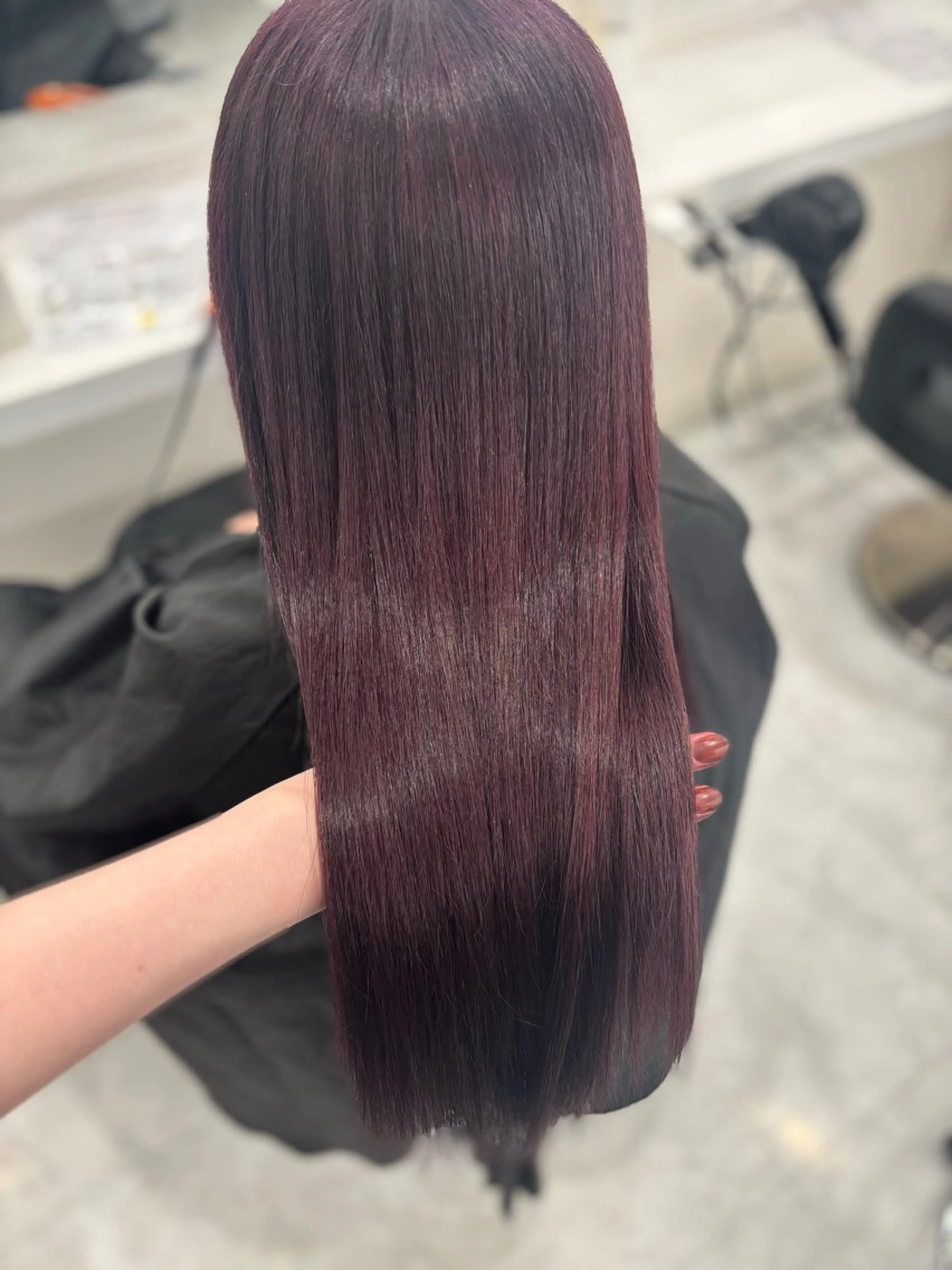 ロング ヘアカラー お洒落暖色 🍒AOI🍒のヘアスタイル