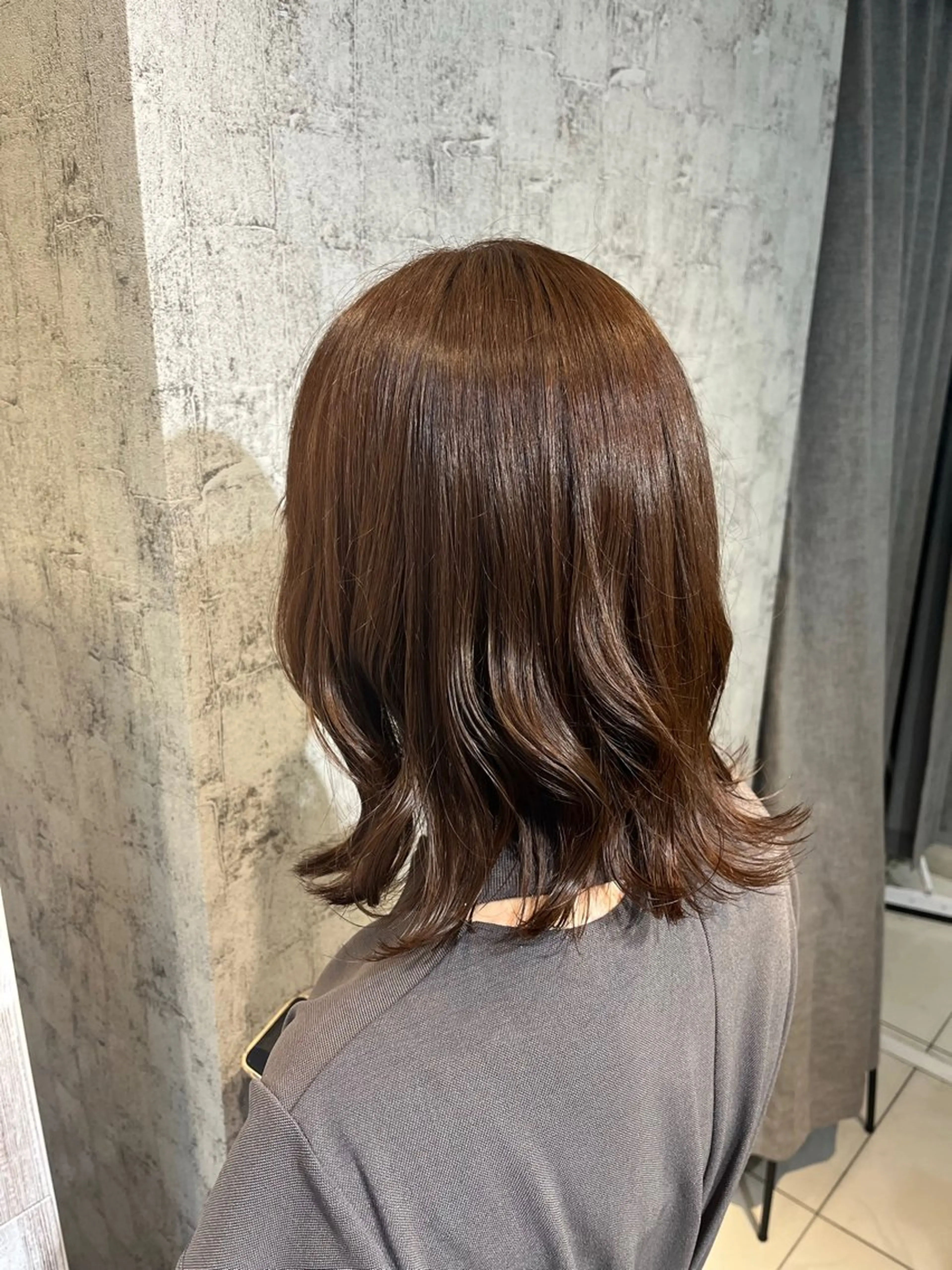 セミロング カラー カット ヘアカラー 🩰モテ艶girly ヘア🪽彩香‎🪡⟡のヘアスタイル