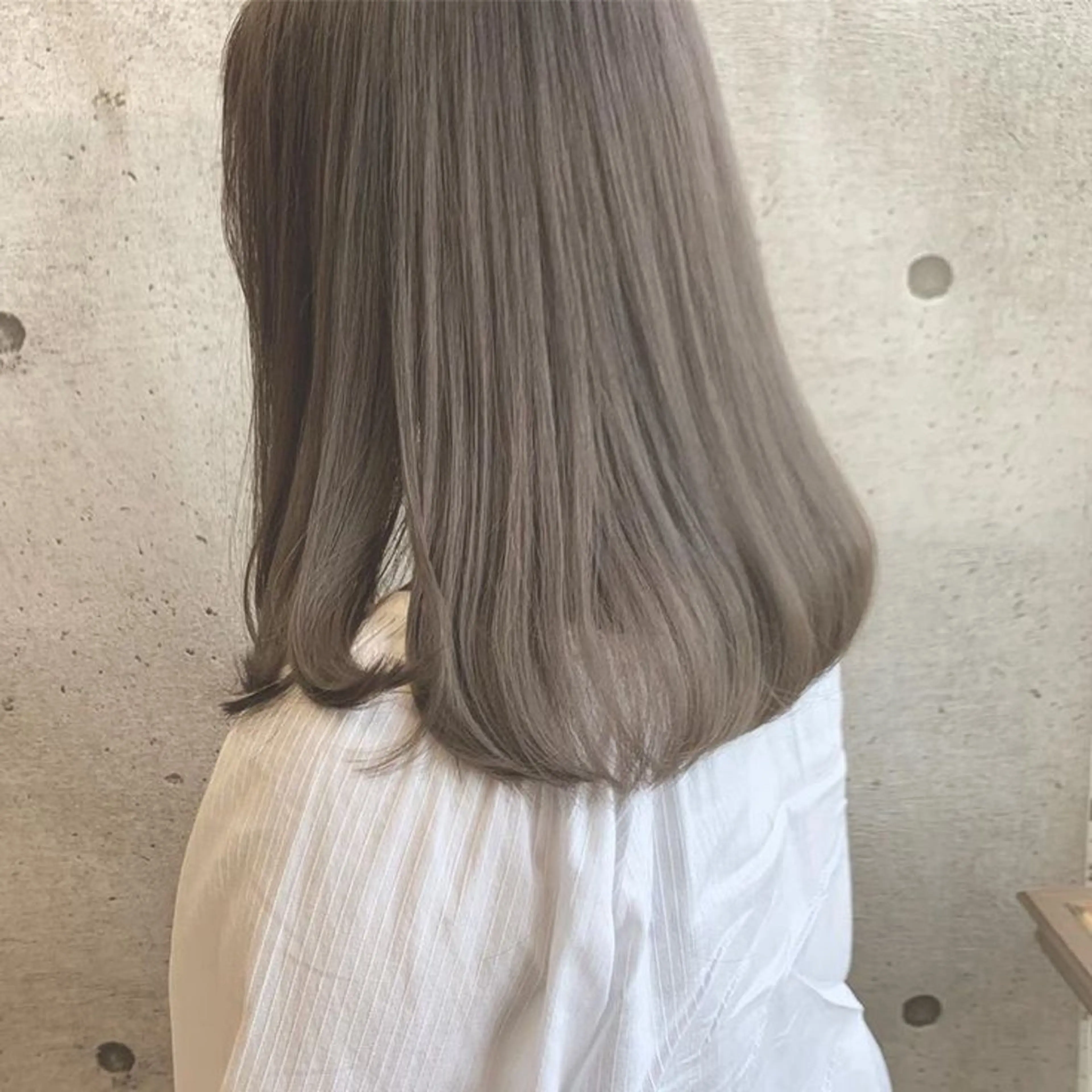 セミロング ヘアカラー サイトウ 南柏のヘアスタイル