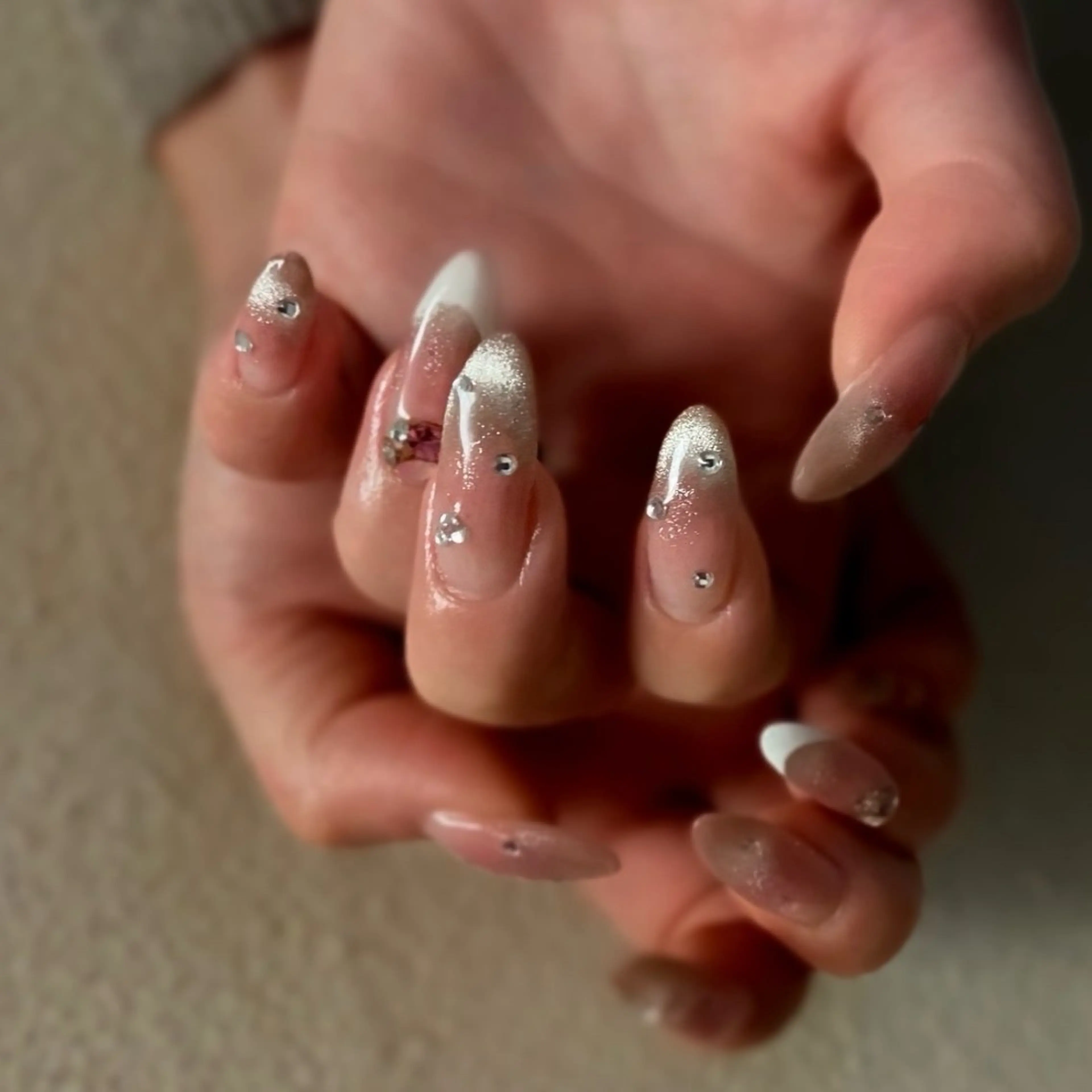 ネイル ストーンネイル ハンドネイル _____jays nailのネイルデザイン
