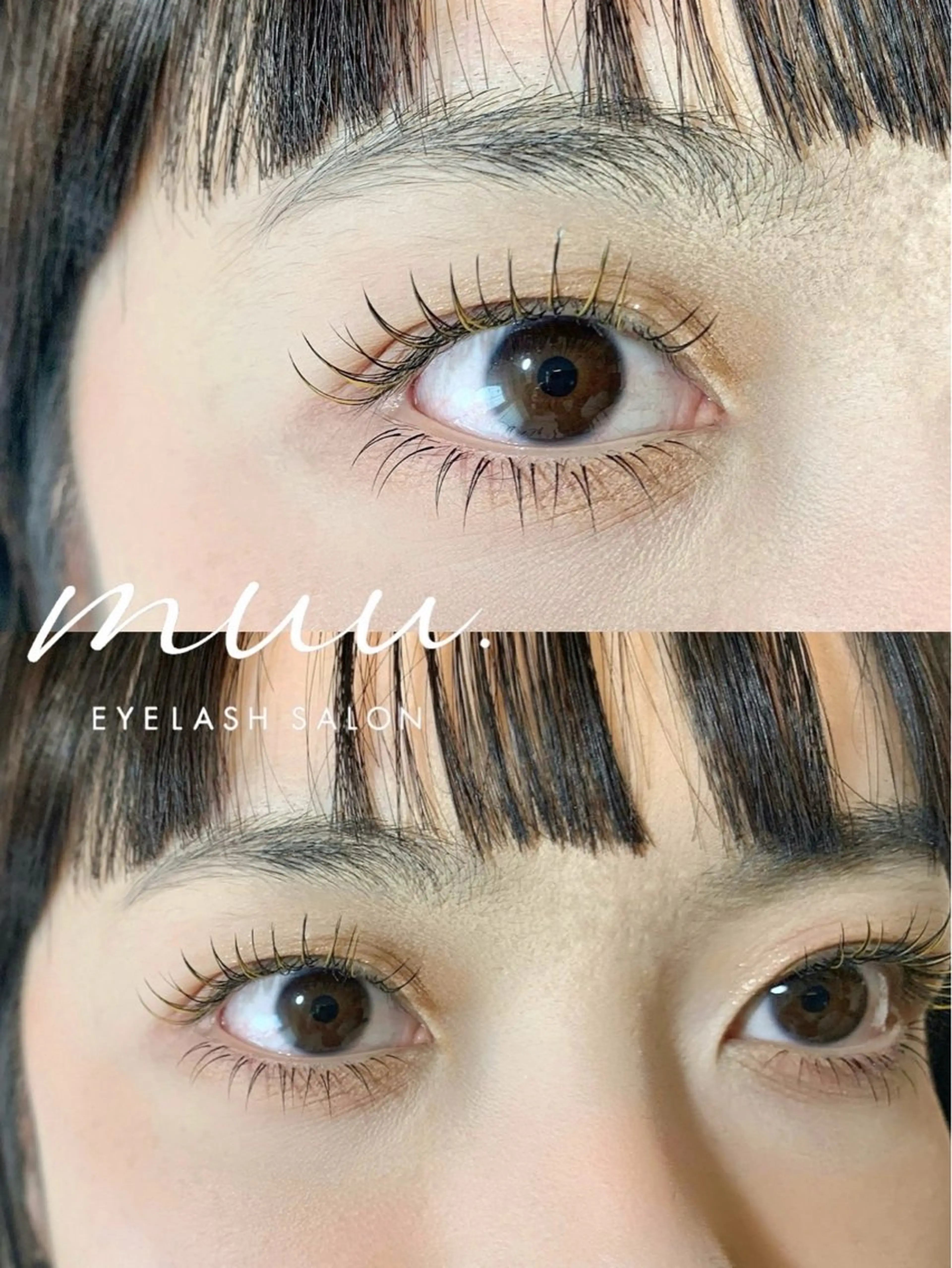 ◎オフあり◎ エクステ上下 ＋コーティング付上140本／下30本フラットラッシュall color 変更OK！の写真