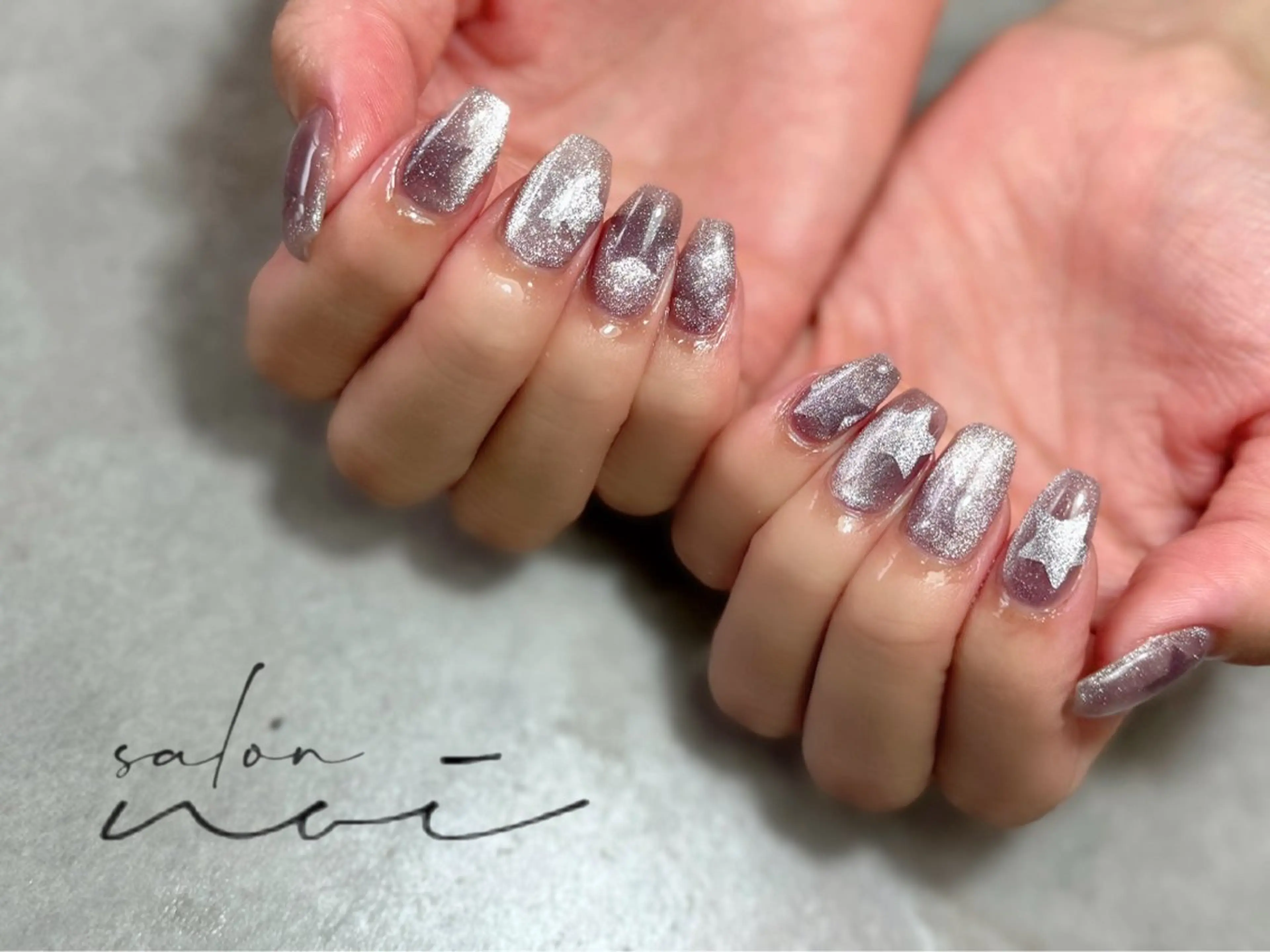 ネイル マグネットネイル ハンドネイル salon noi所属・salon noiのネイルデザイン