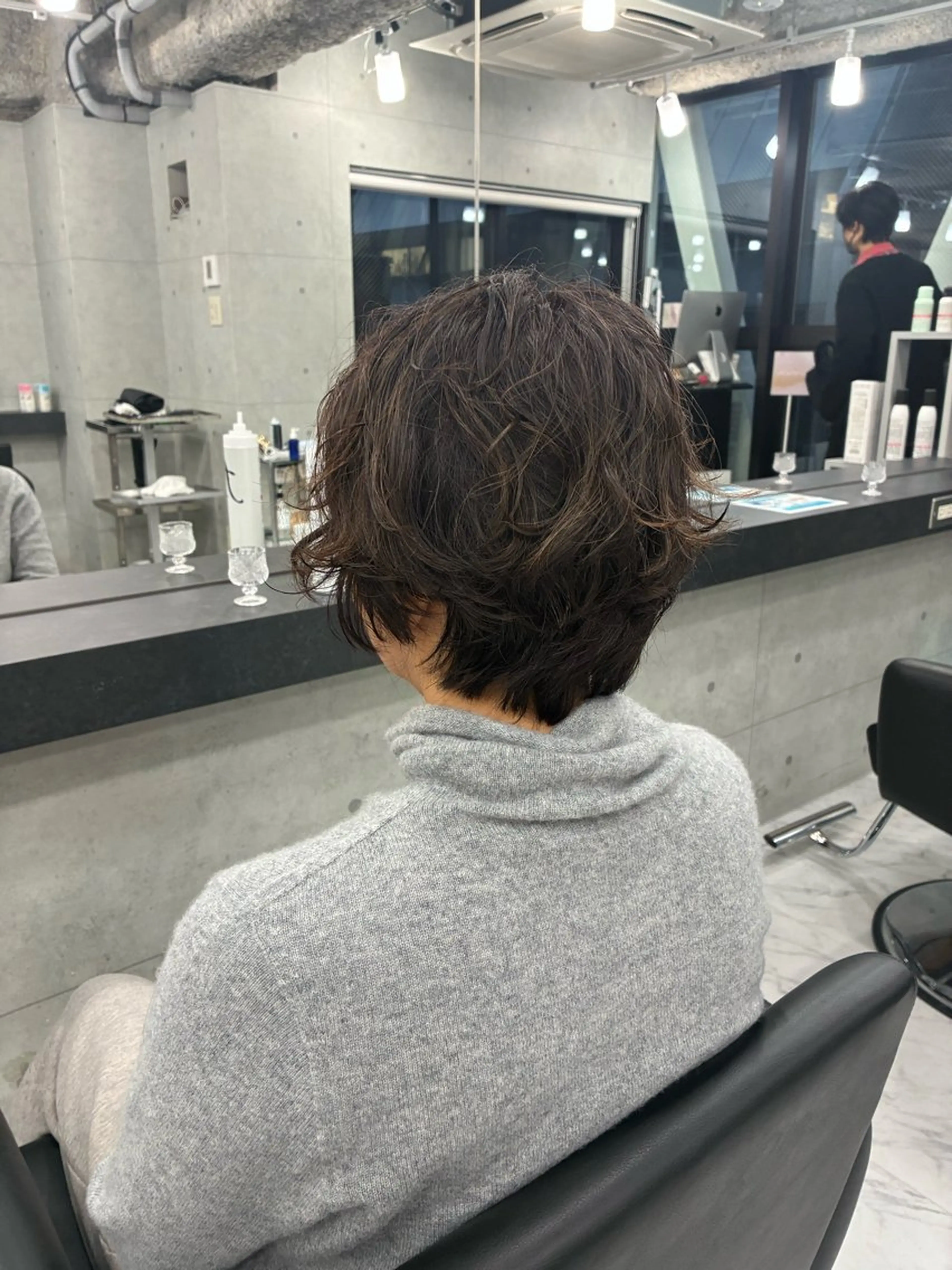 ショート パーマ カット パーマ Endearing所属・Endearing 北澤那未🌟銀座のヘアスタイル