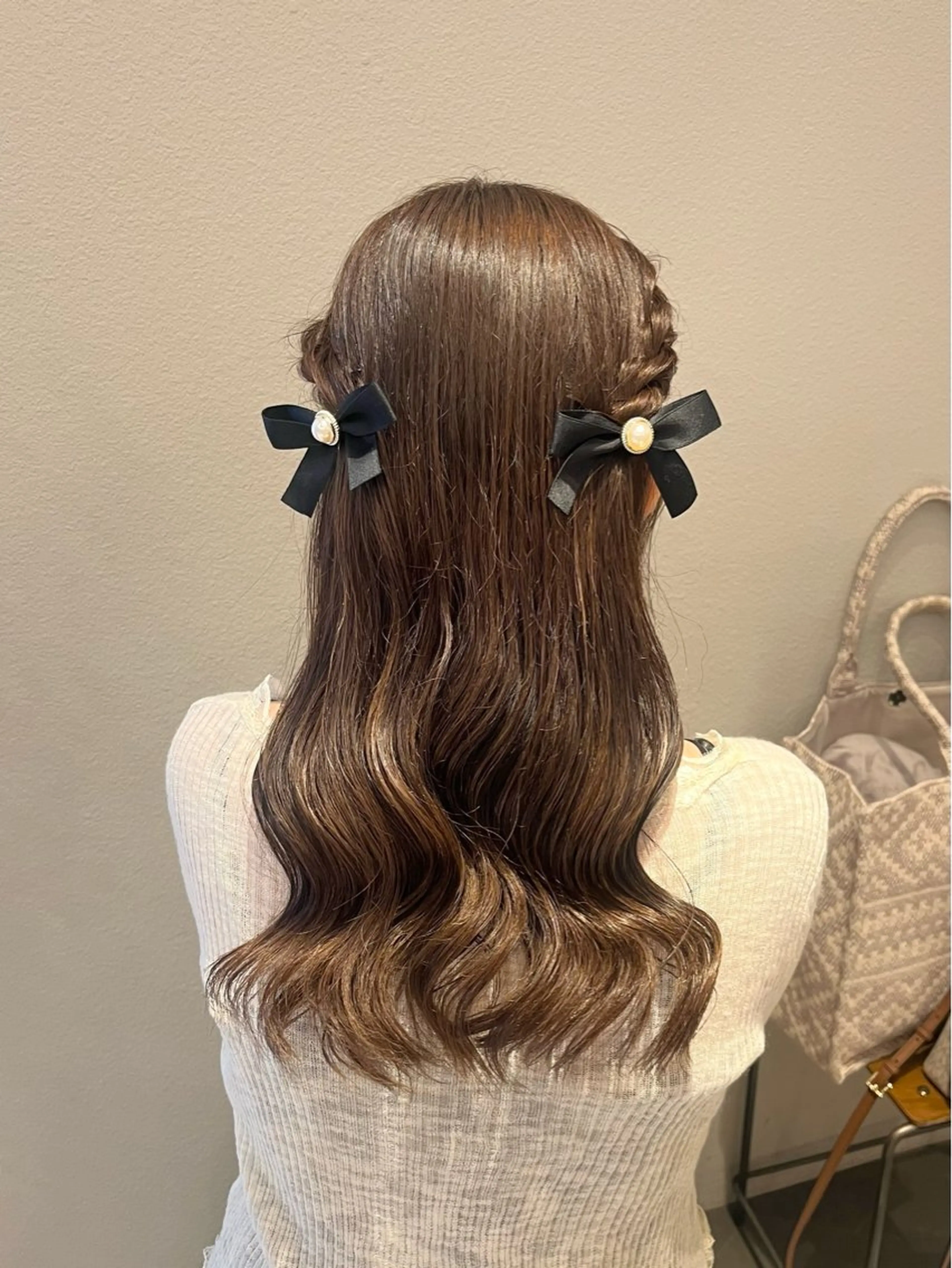 ヘアアレンジ ヘアセット 暖色/顔周り /ヘアメ/あつはのヘアスタイル