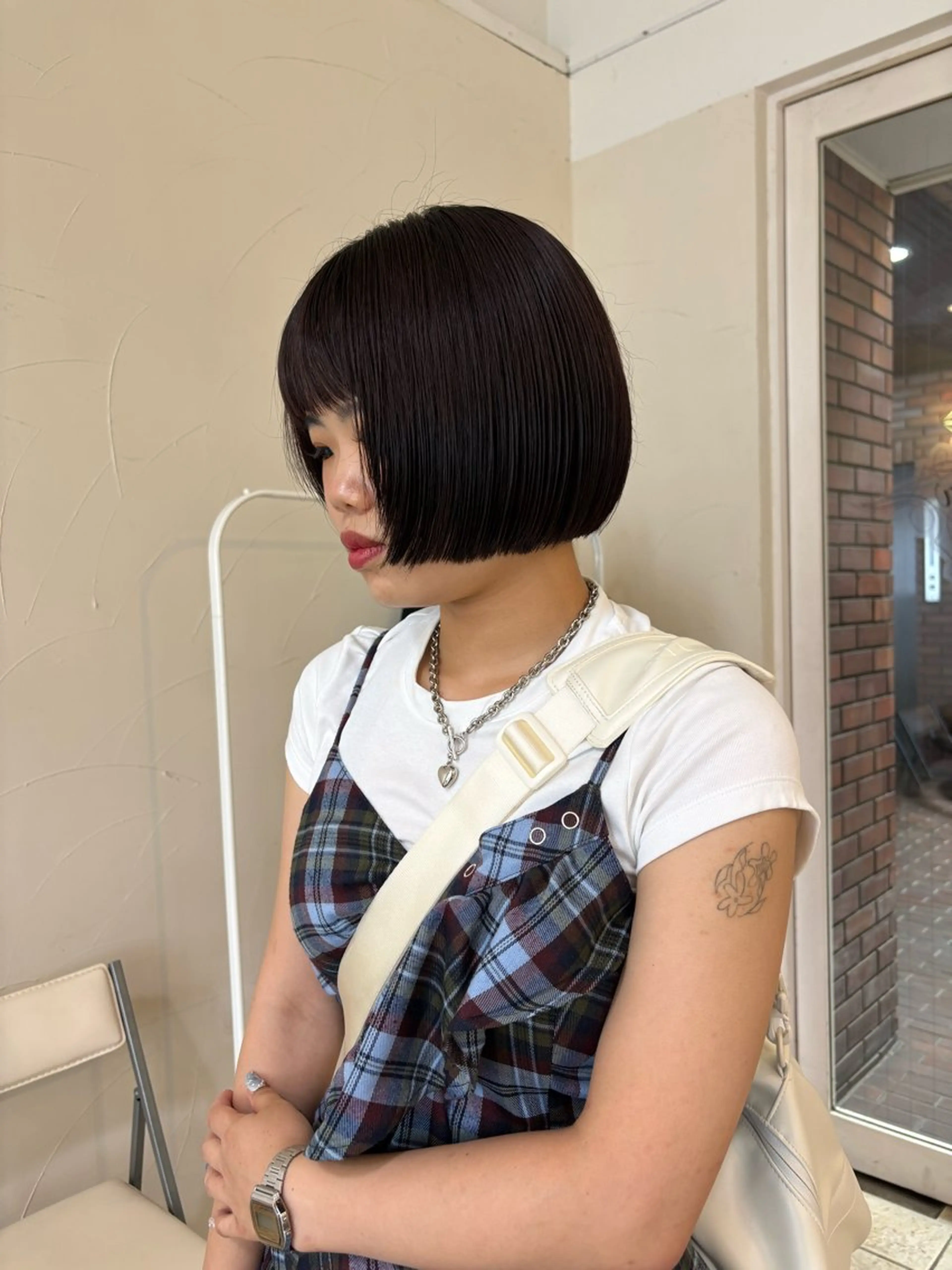 ショート カット トリートメント スズキ ユウナのヘアスタイル