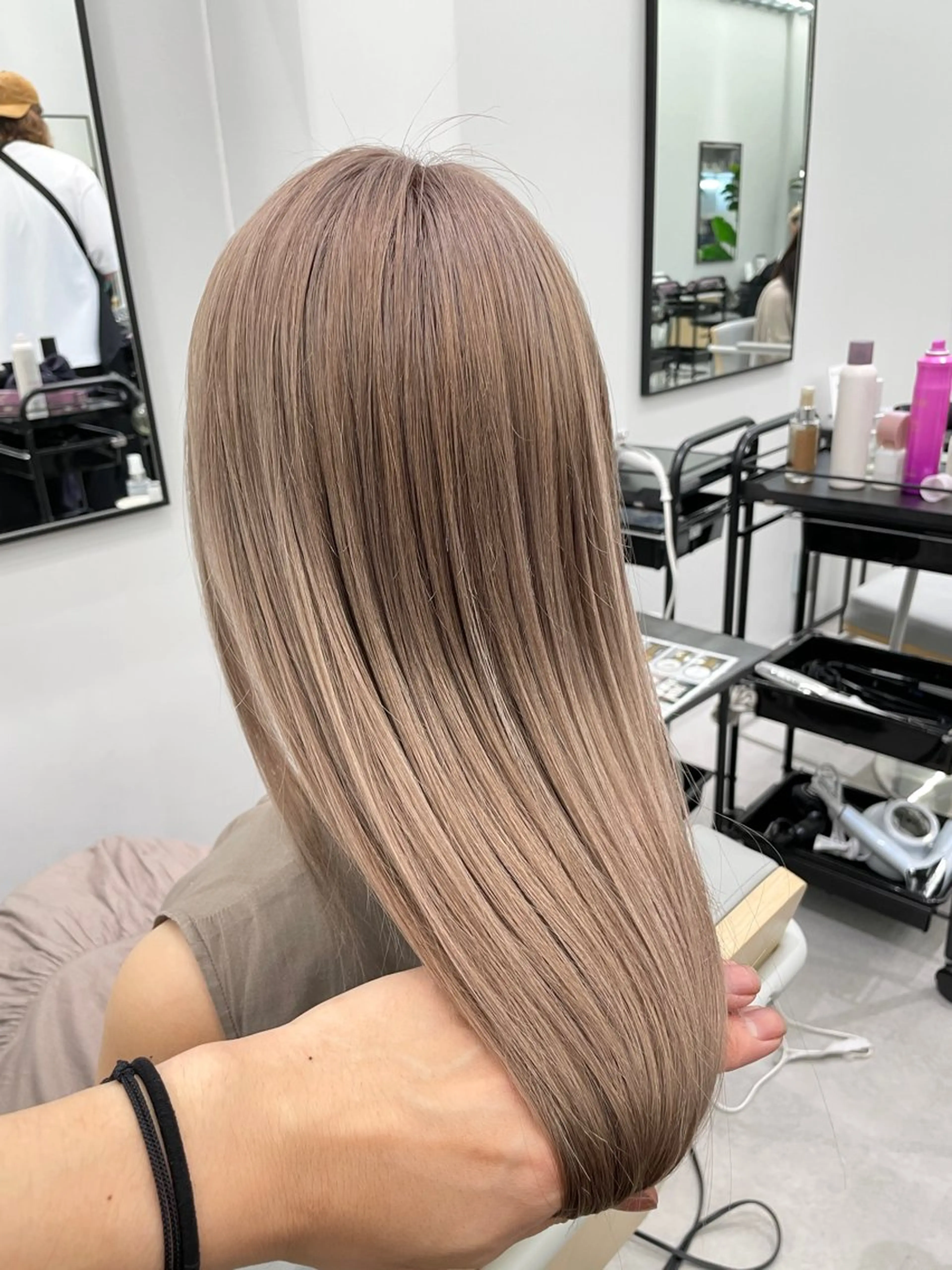 セミロング カラー Joule 大分メンズのヘアスタイル