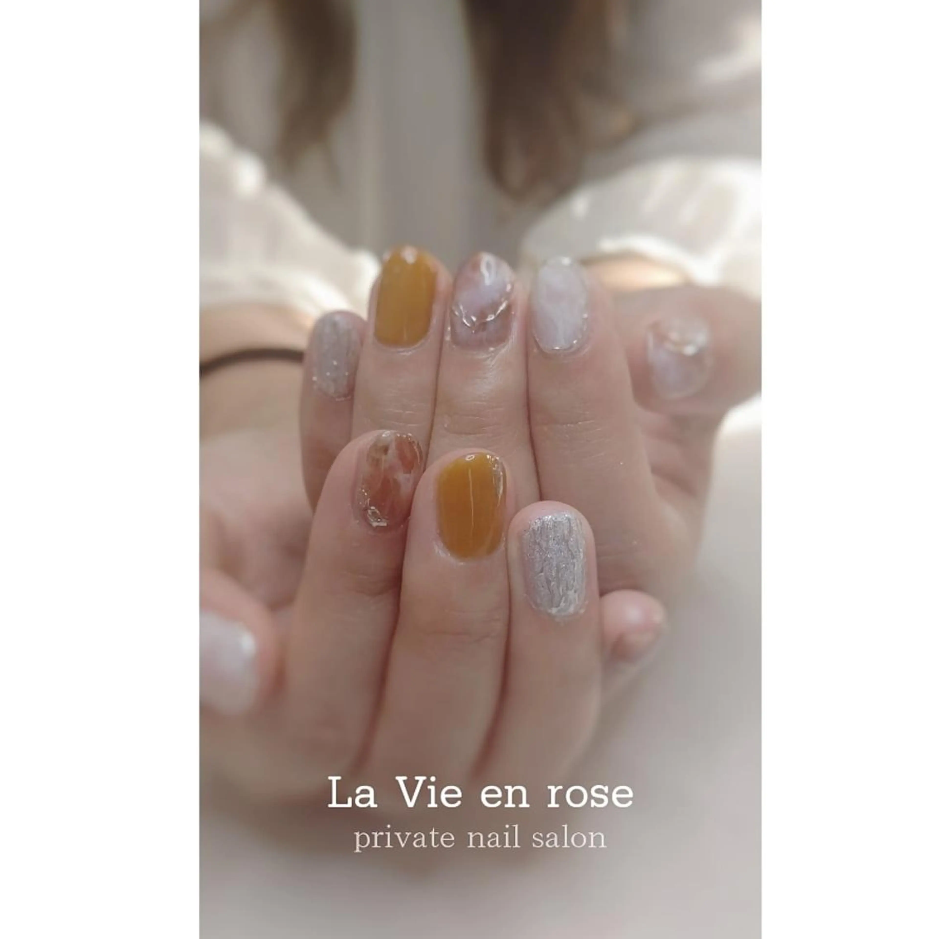 ネイル ラヴィアン ローズのネイルデザイン