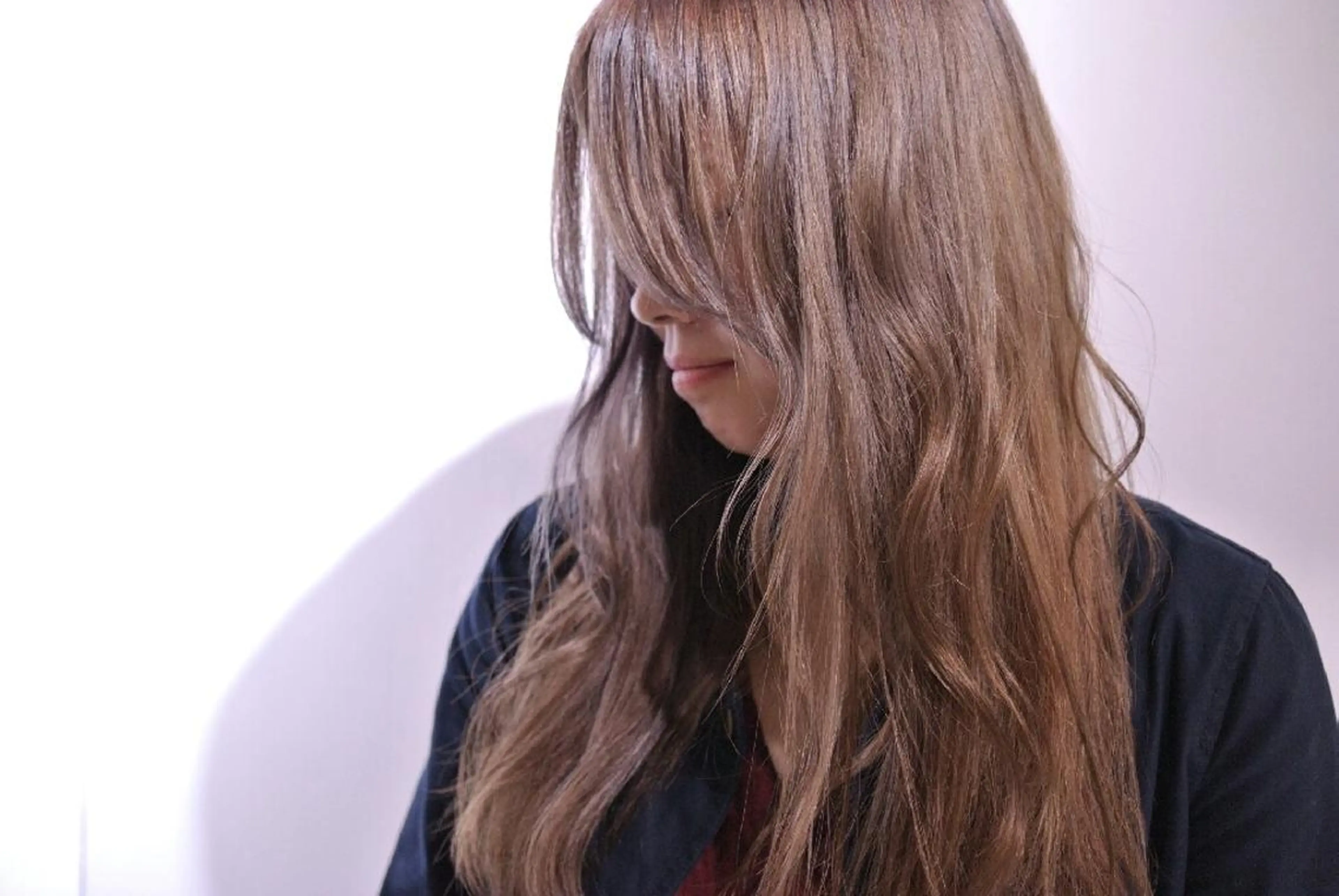 セミロング ロング カラー 樋口 千尋のヘアスタイル