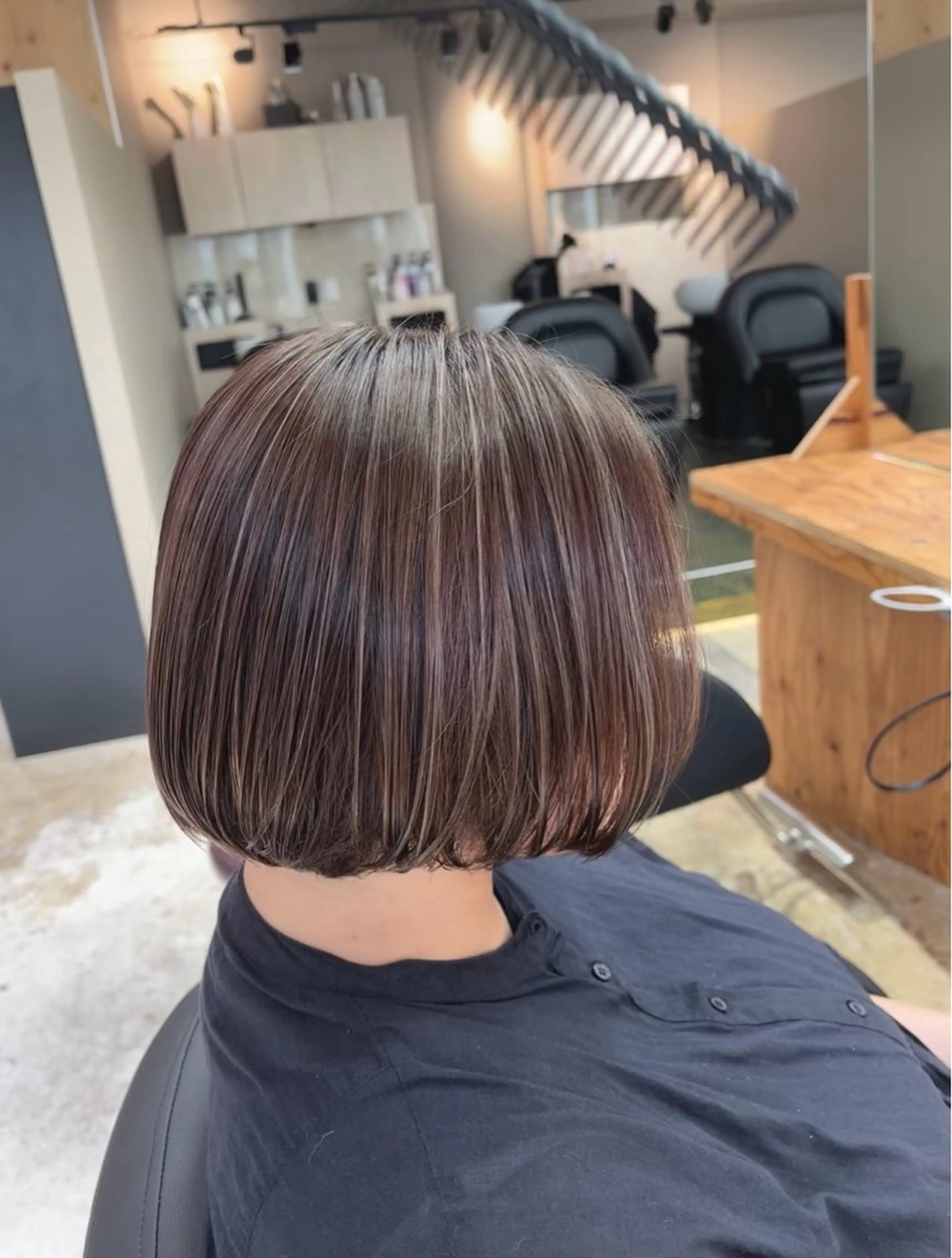 ミディアム カラー ハイライトカラー ハイライト ヘアカラー 🫧艶髪/透明感🫧 EIGHT/丸山のヘアスタイル