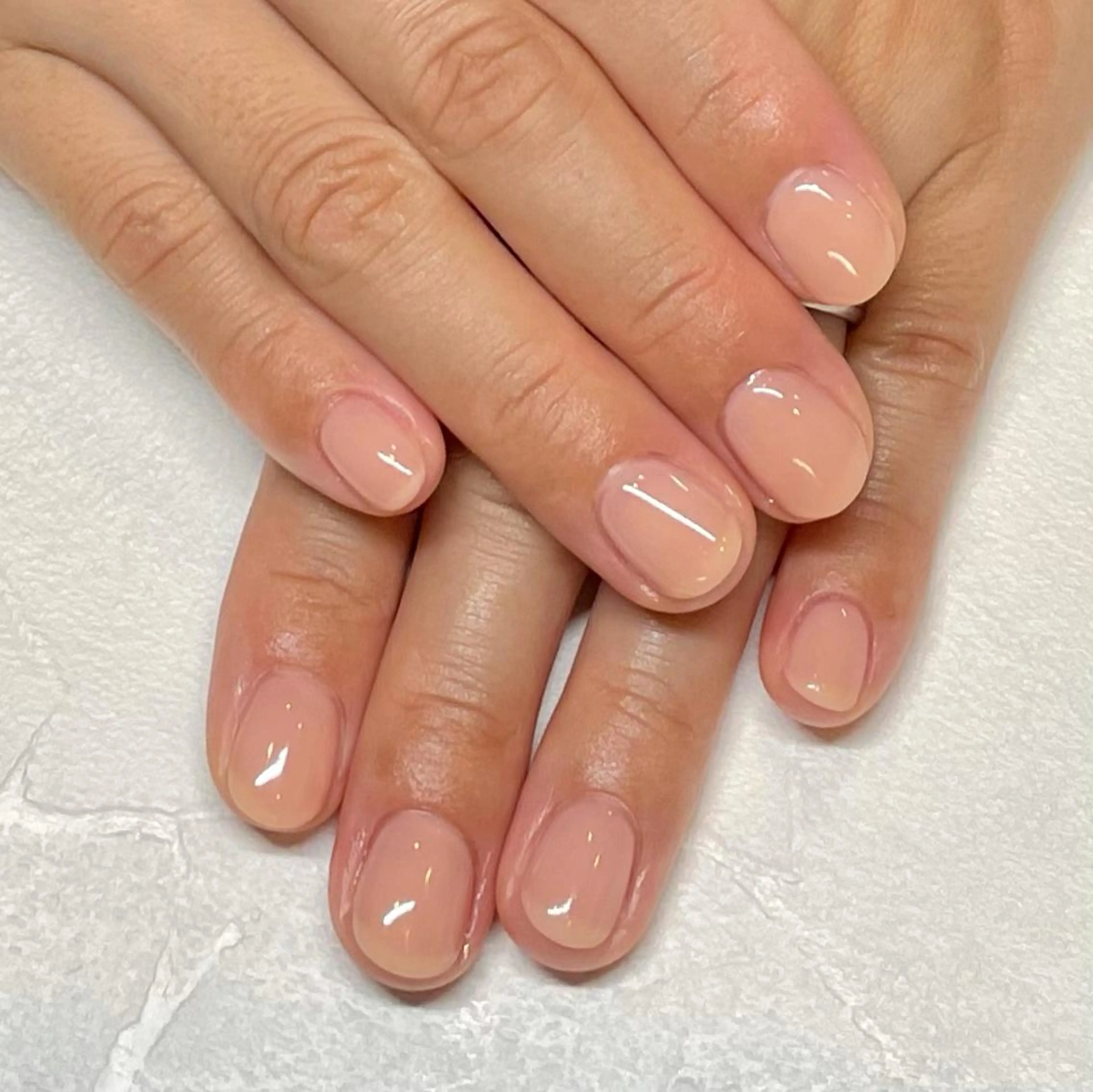 ネイル ワンカラーネイル ささき れいなのネイルデザイン