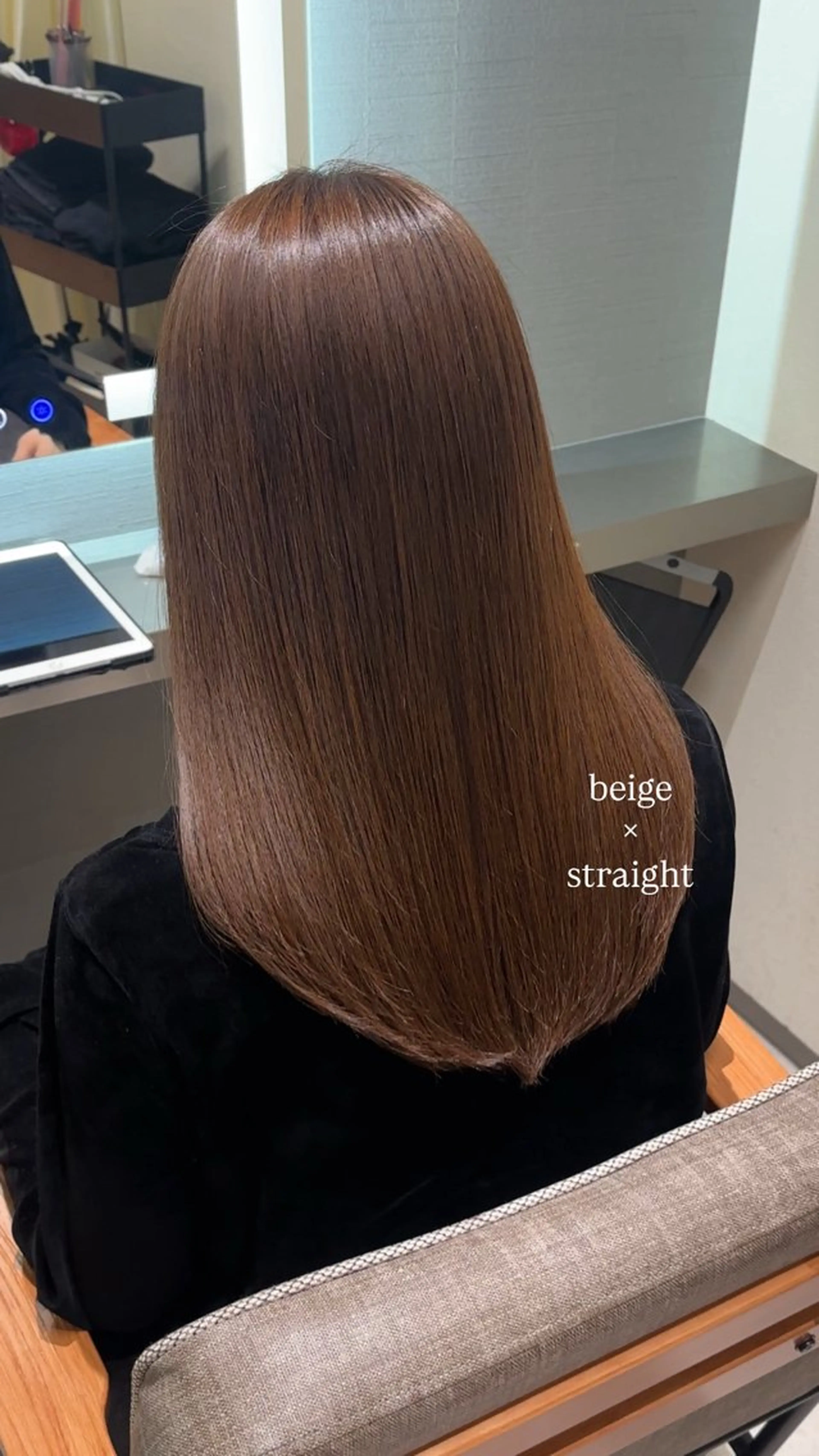 セミロング カラー ベージュカラー 髪質改善 トリートメント カット ヘアカラー トリートメント 🇰🇷韓国ｽﾀｲﾙ ﾚｲﾔｰ/ayanaのヘアスタイル