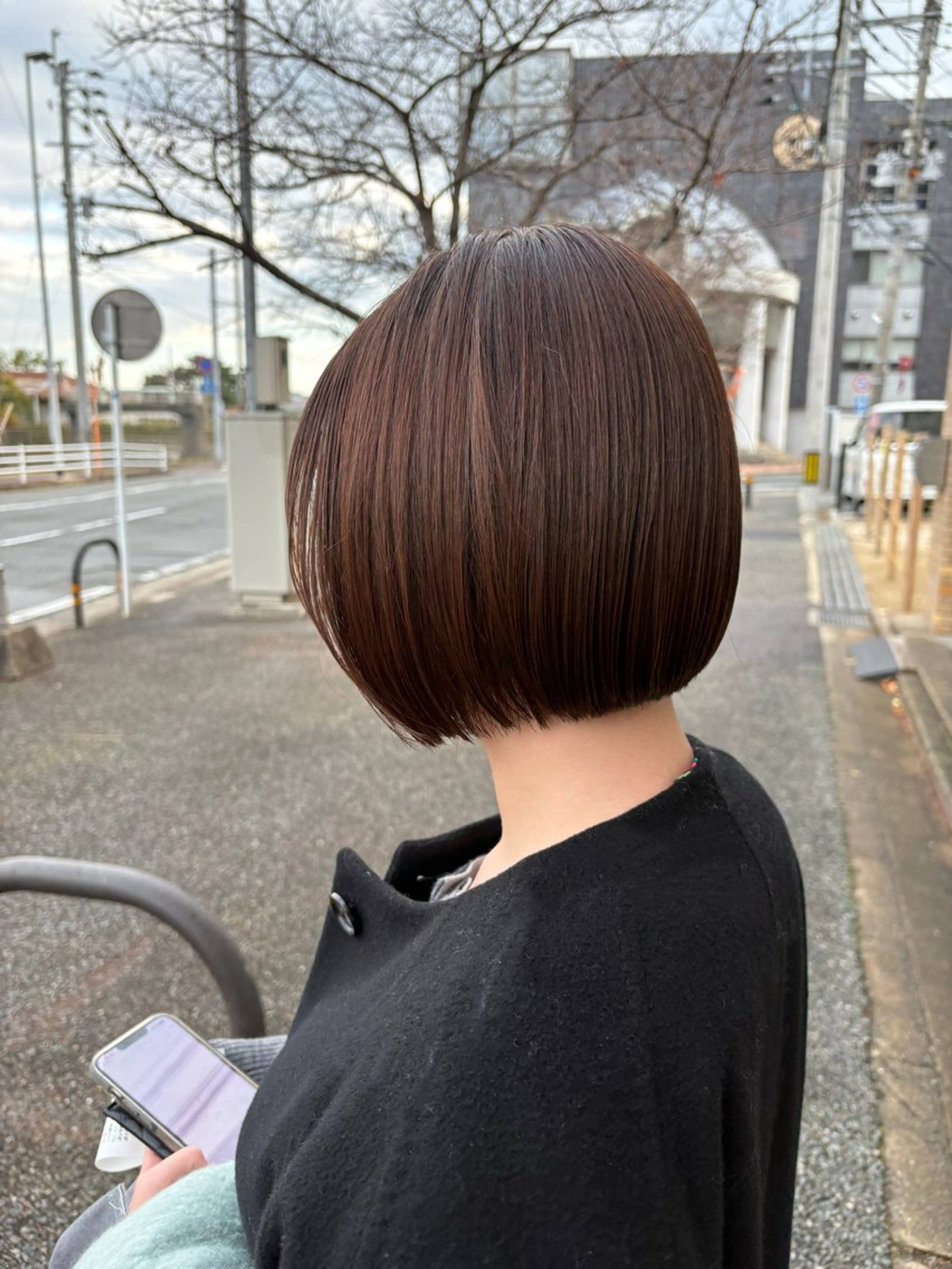 ショート カラー 井手 素子のヘアスタイル