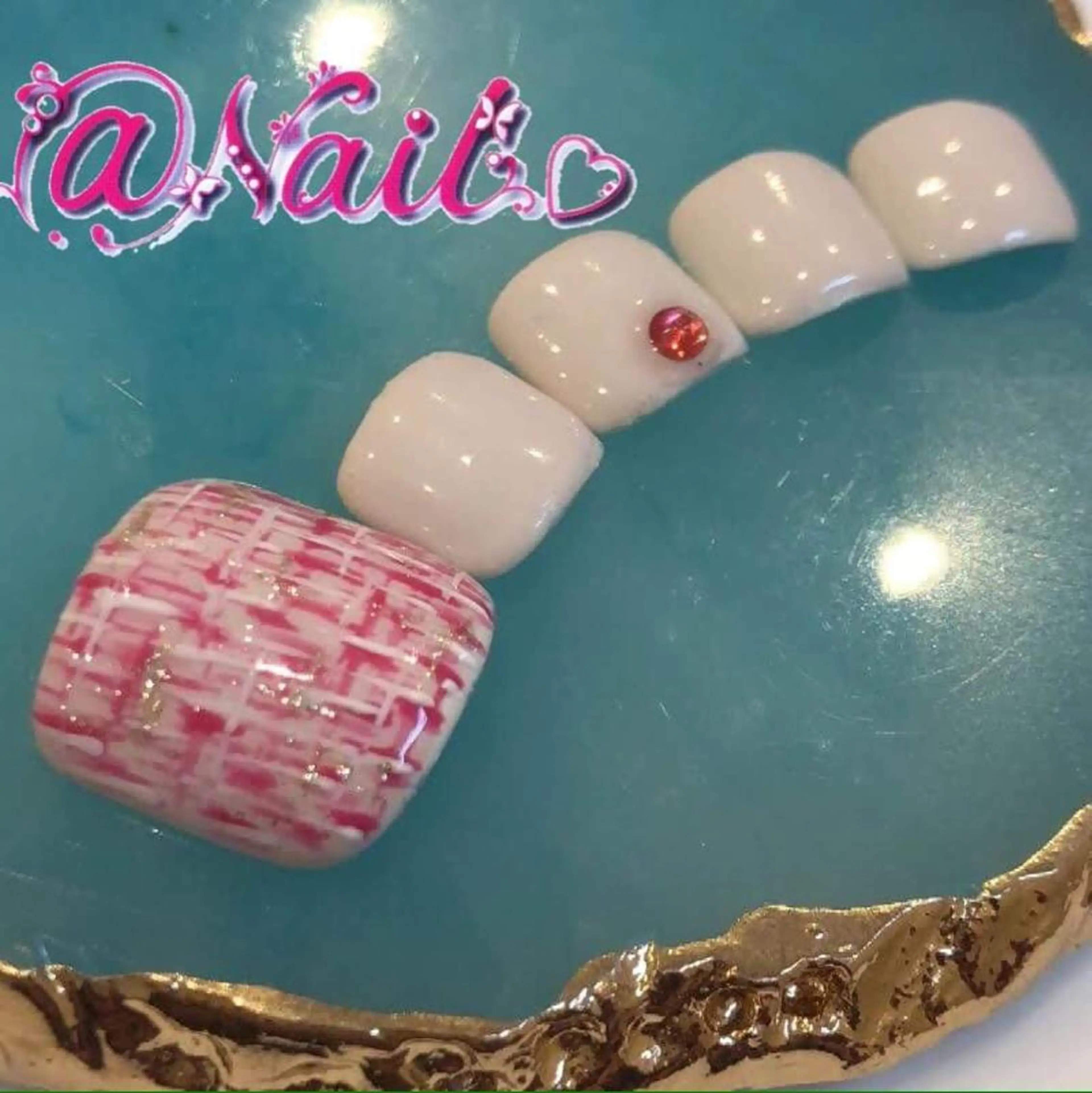 ネイル ネイルチップ 小尾 栞のネイルデザイン