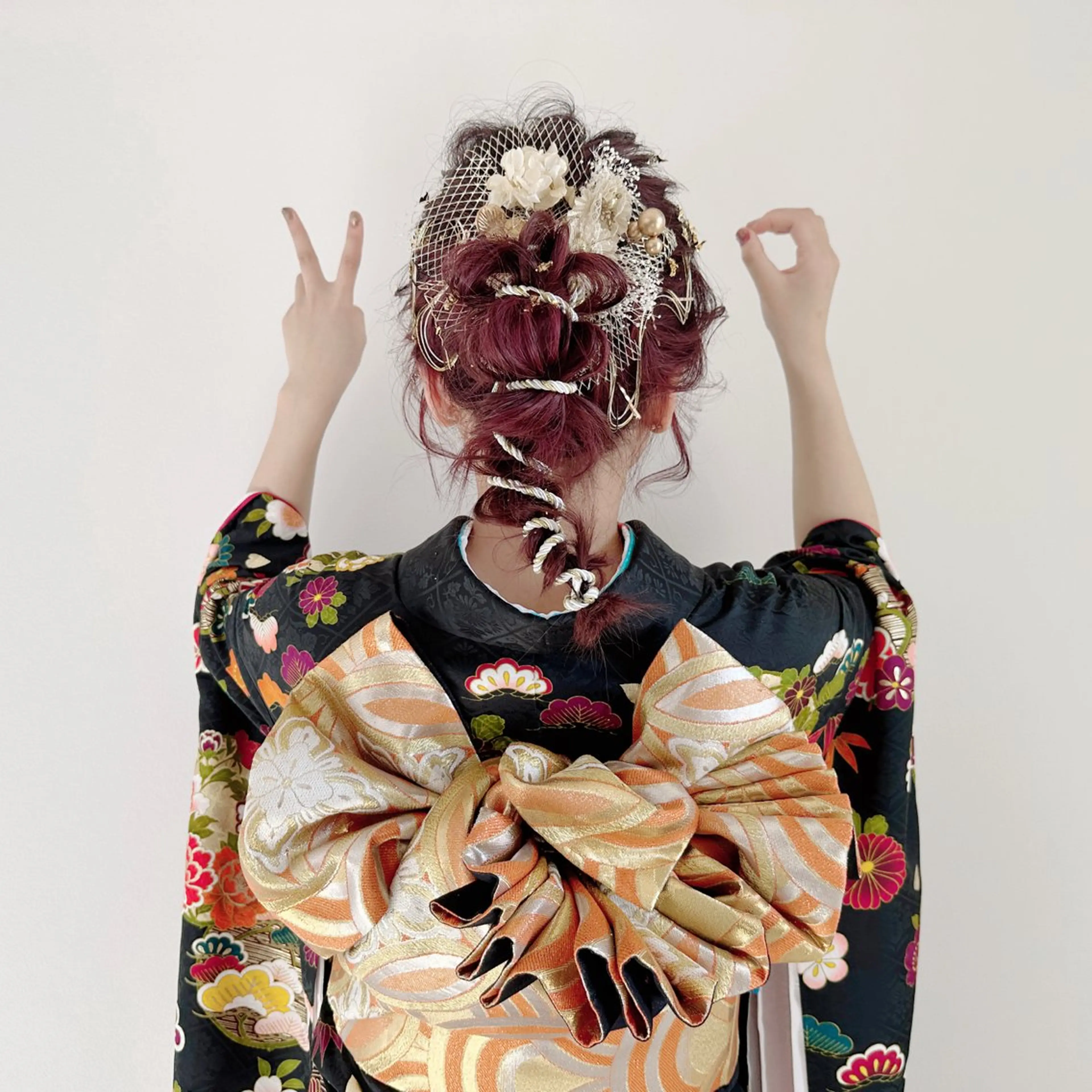 ロング ヘアアレンジ 成人式 似合わせカット ヘアセット 服部　翔太/ 似合わせカットカラーのヘアスタイル