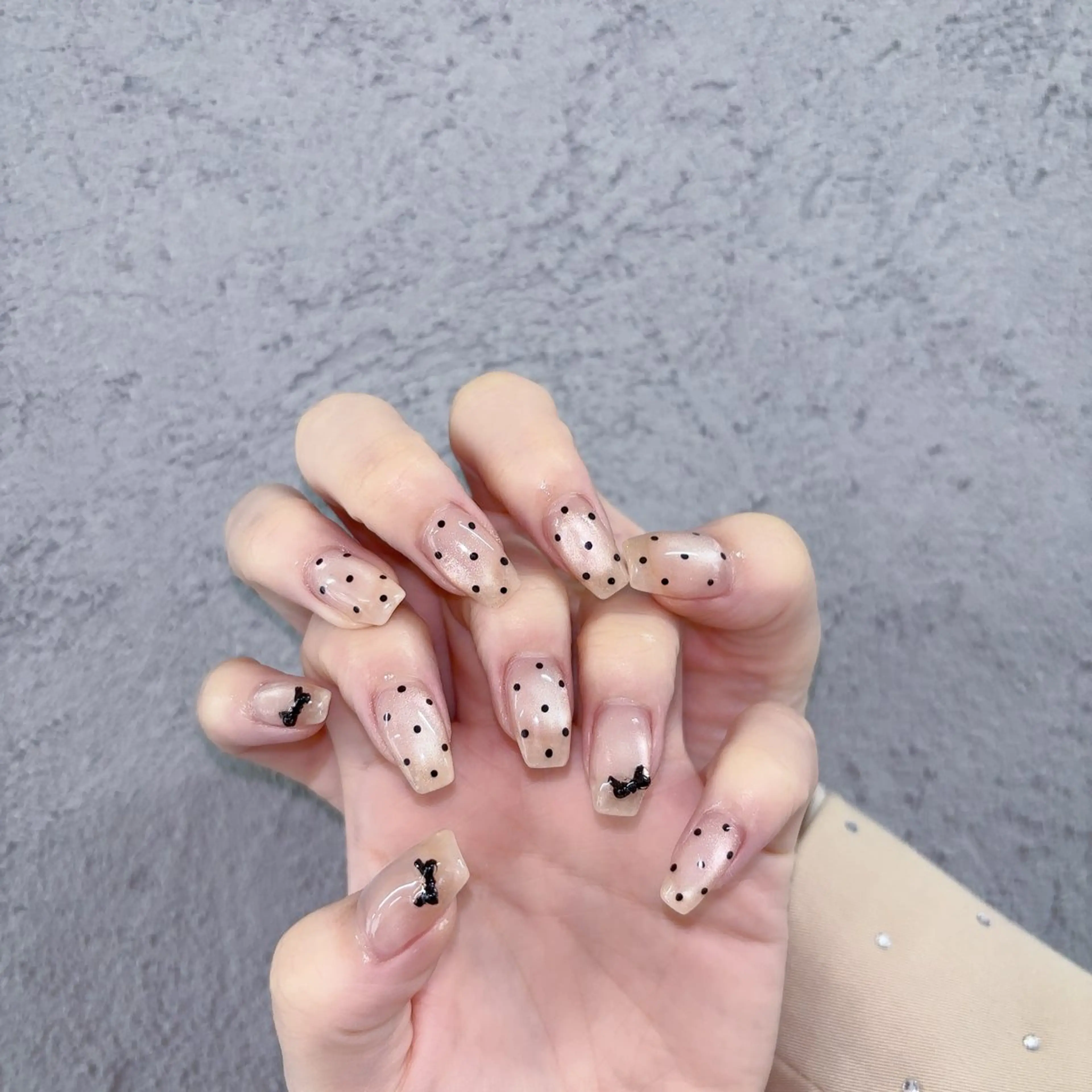 ネイル オーロラネイル フットネイル フレンチネイル ガラスフレンチ 氷ネイル・うるうるネイル ハンドネイル Lance nailのネイルデザイン