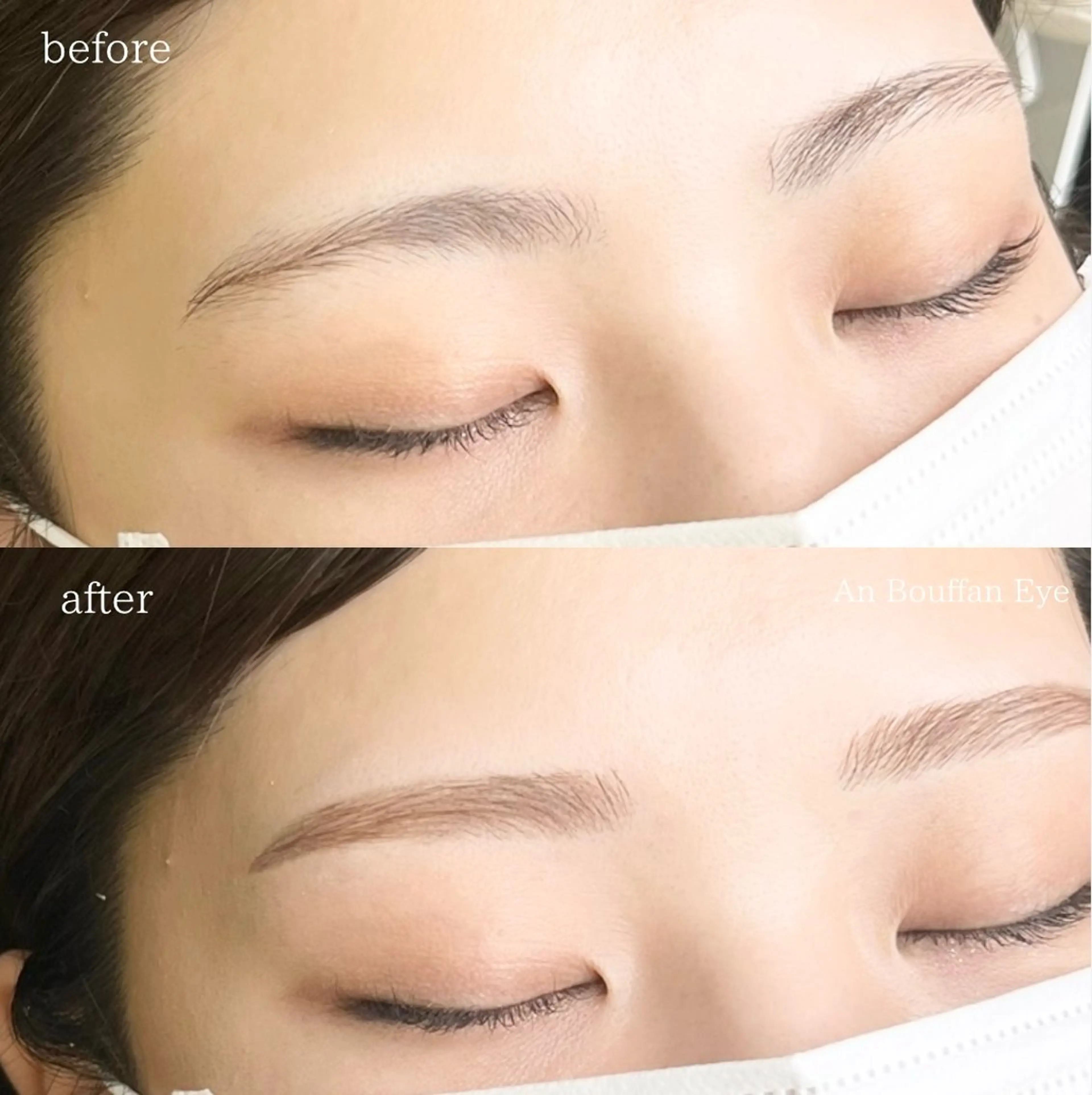 眉毛WAX脱毛の写真