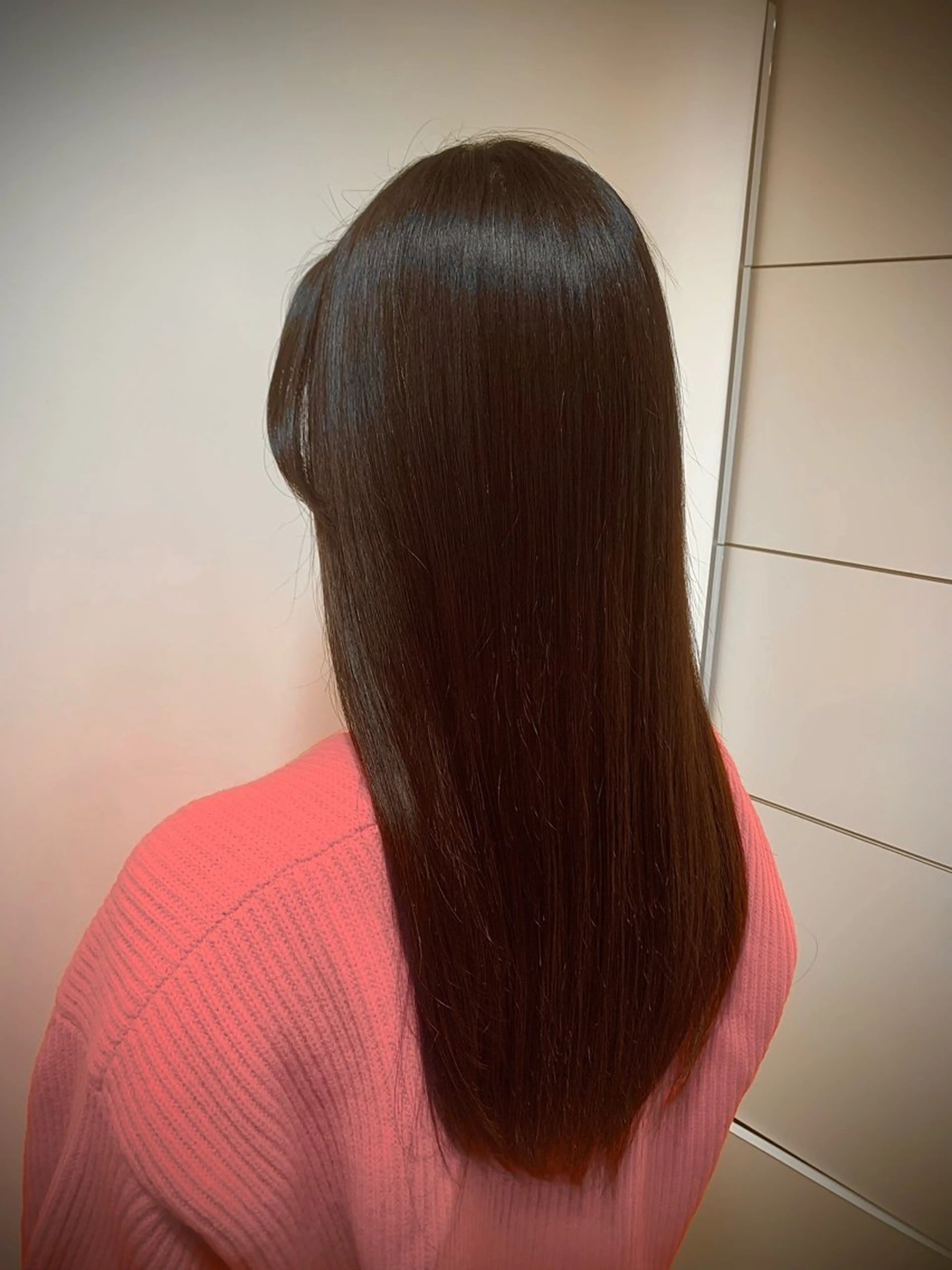 ロング 縮毛矯正 レベンス田町 西谷悠のヘアスタイル