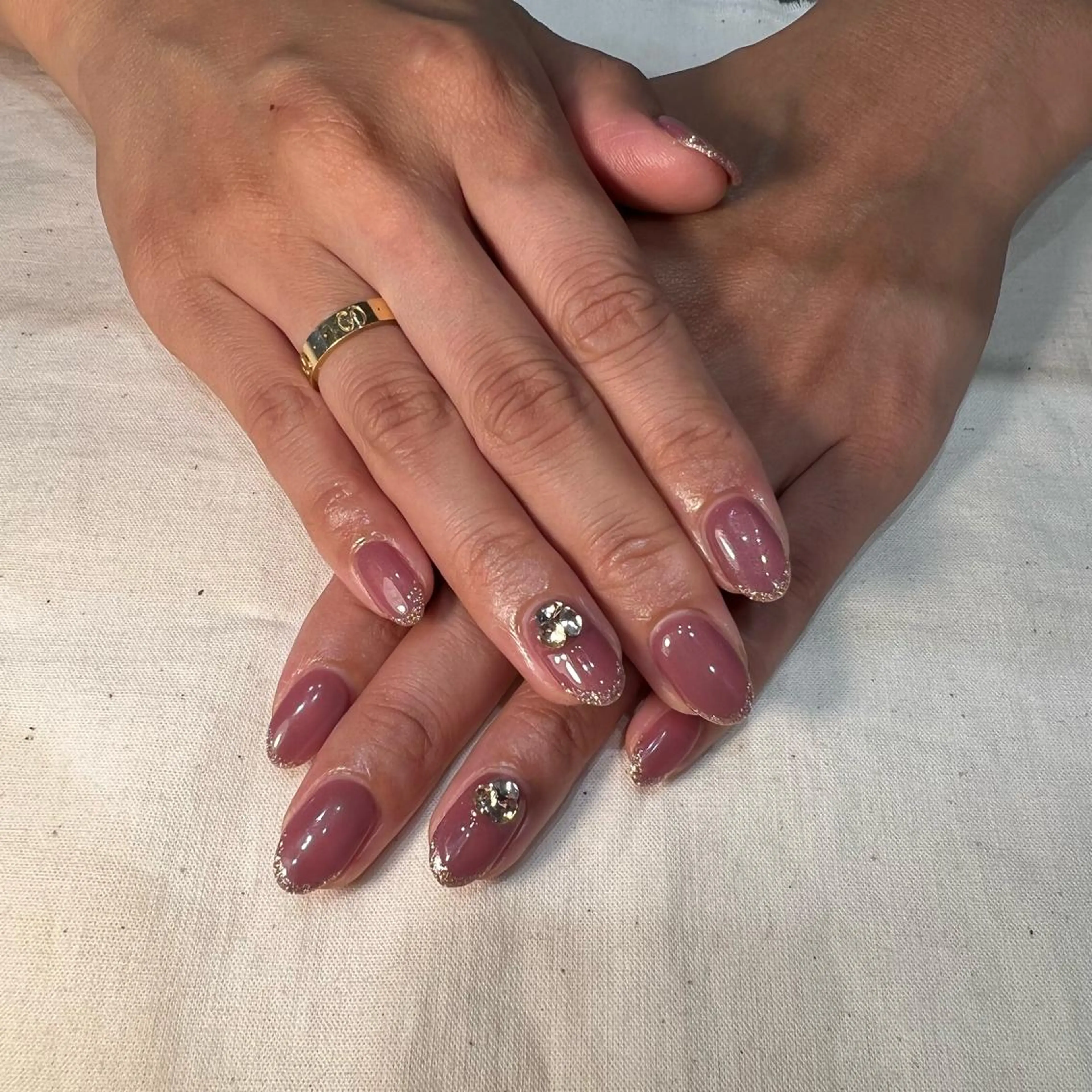 ネイル フレンチネイル Takahashi kurumi🦋のネイルデザイン